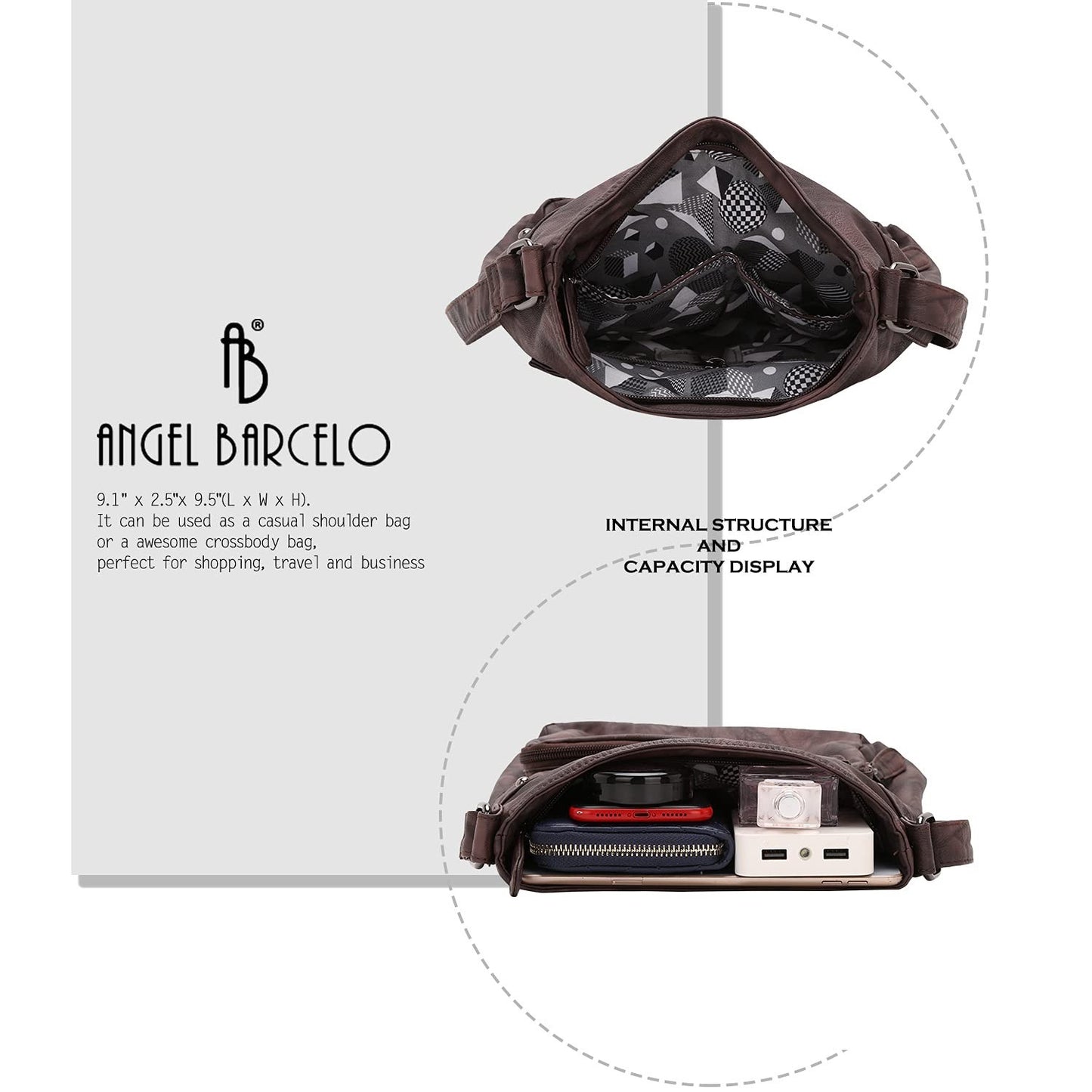 Ultra Soft Leather Crossbody Bag for Women, Stylish Handbag, Everyday Purse6