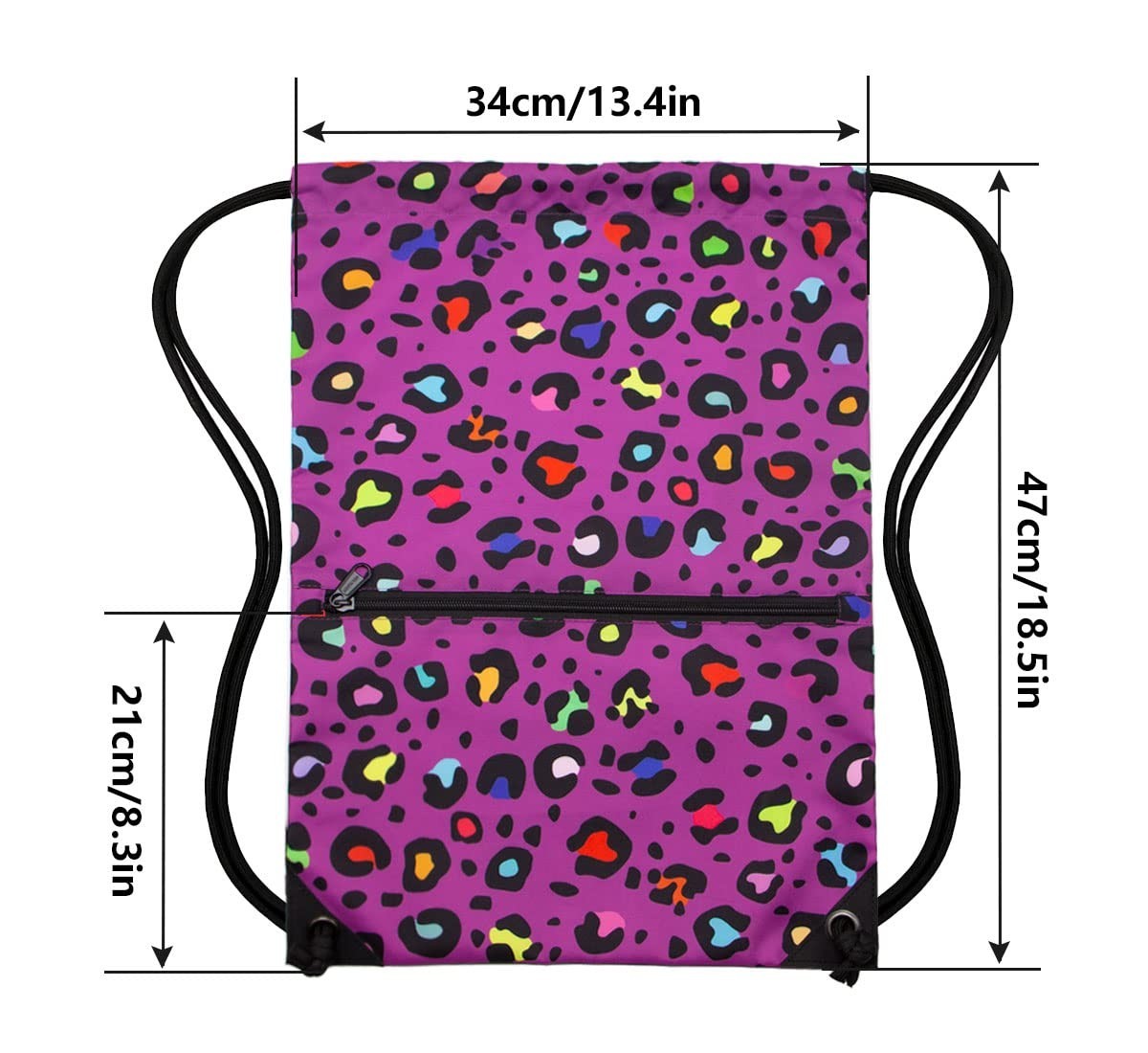 Durable Drawstring Backpack Bag for Sports, Gym, Travel & Outdoor Activities2