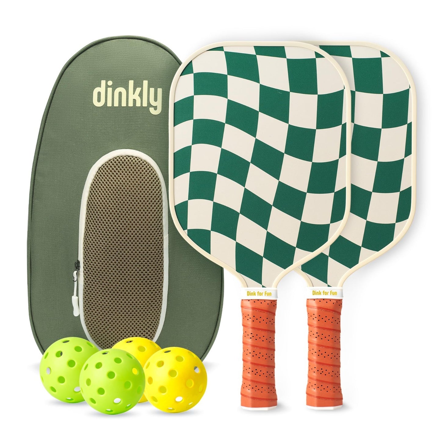 Pickleball Paddle Set of 2/4 - USAPA Approved, Graphite/Fiberglass, 4 Balls & Ca1