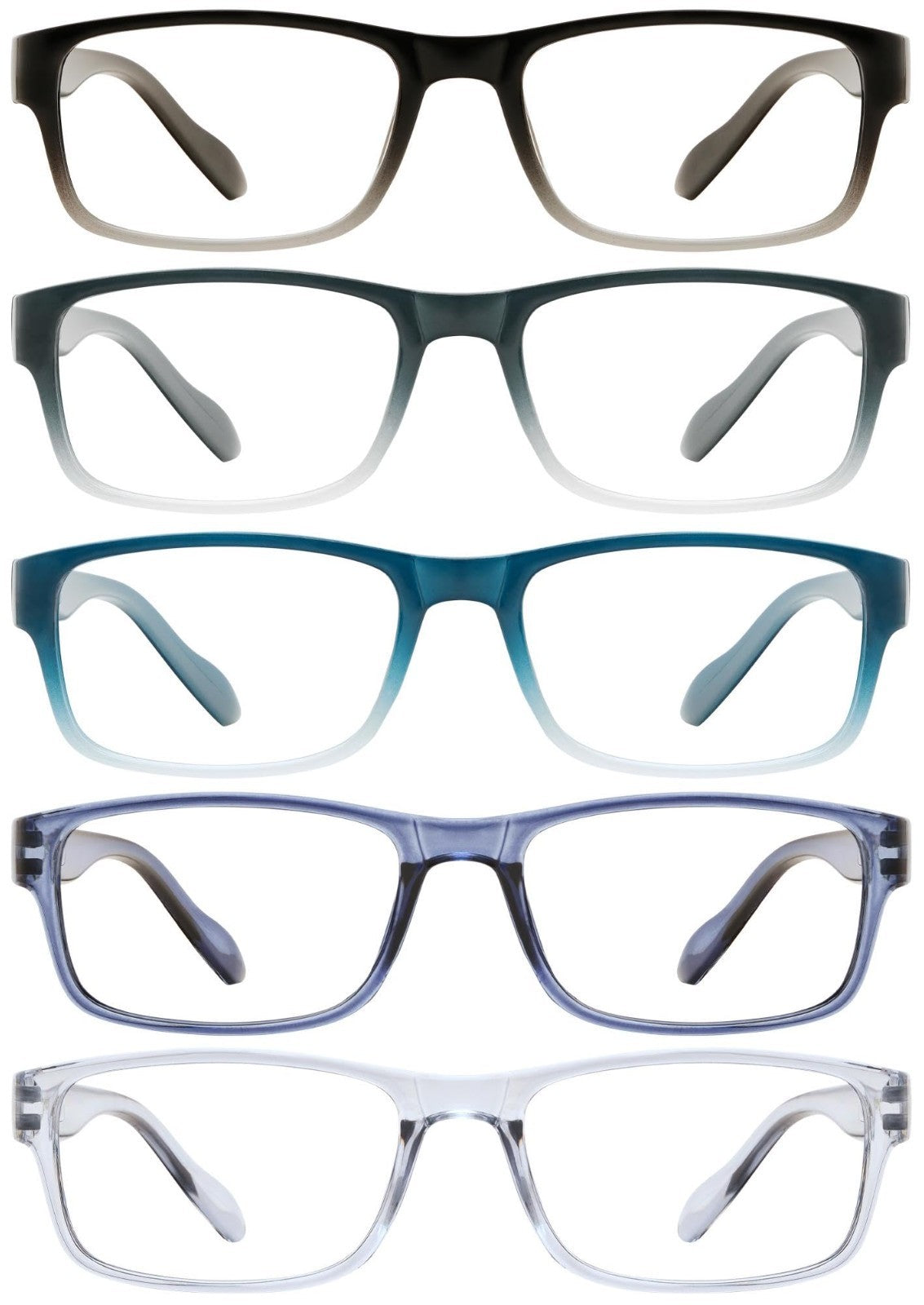 2.5x Professional Reading Glasses - Blue Light Blocking Computer Readers - Value1