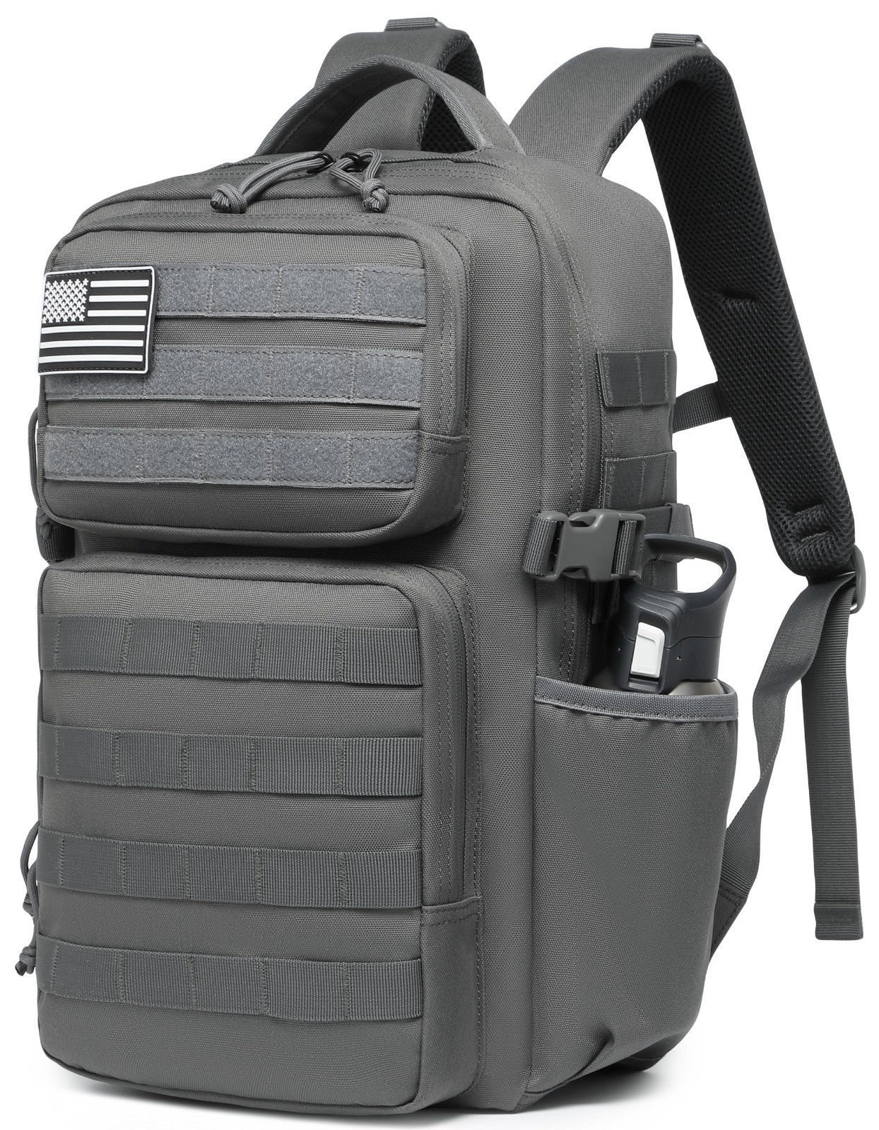 Waterproof Military Tactical Backpack   3 Day Assault Pack, Molle Daypack with W1
