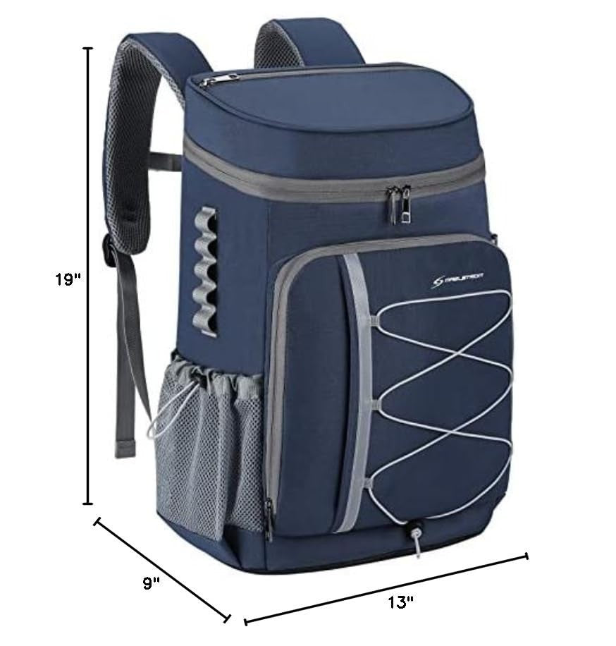 Insulated Soft Cooler Backpack - 35/50 Can Capacity for Camping, Hiking & Beach10