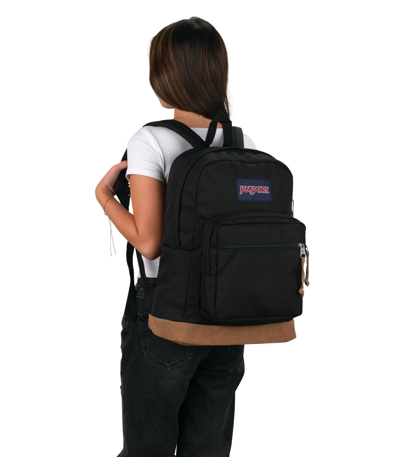 Durable Daypack Backpack with Padded 15" Laptop Sleeve & Water Bottle Pocket   B6