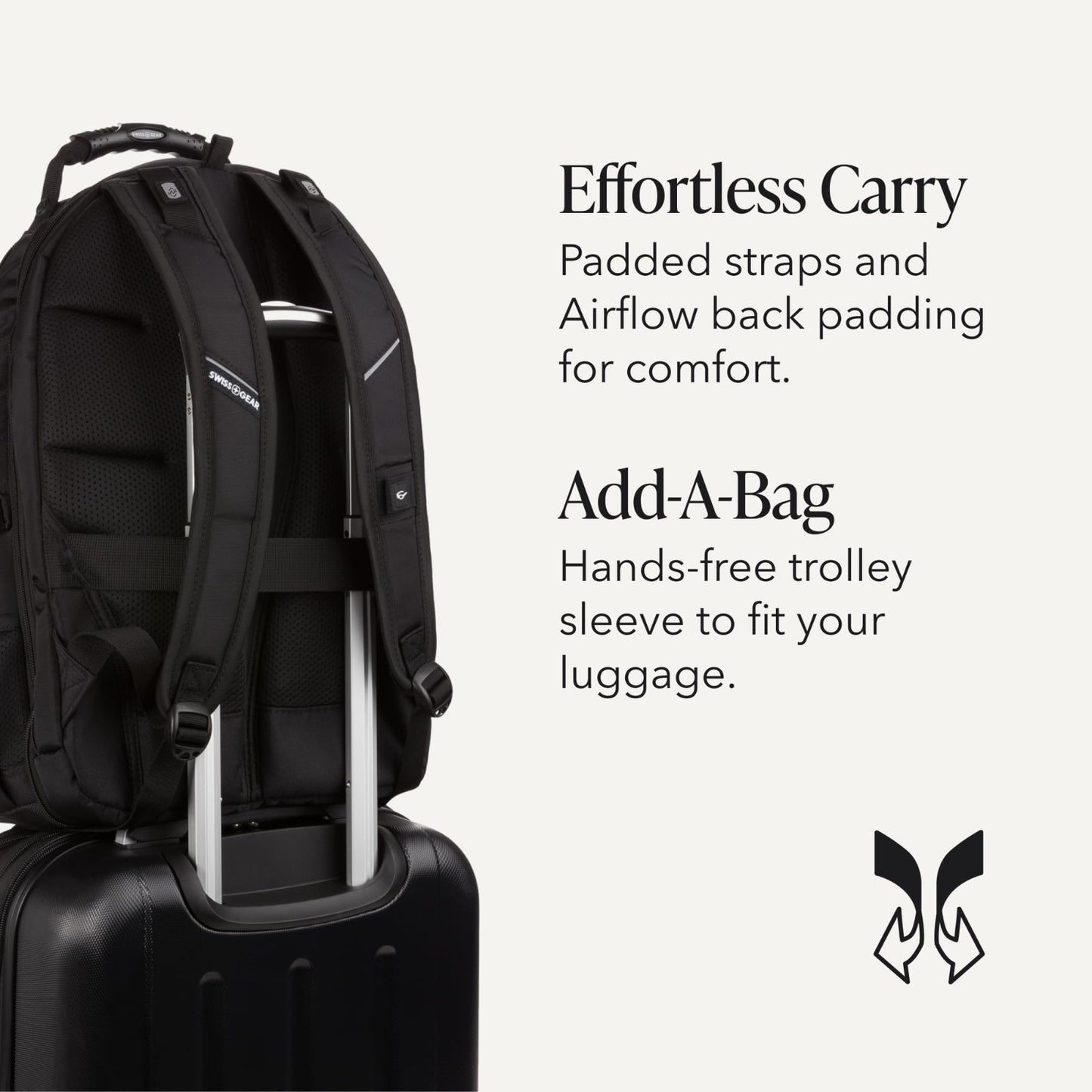 TSA Friendly 17 Inch Laptop Backpack, RFID Protection, Lay Flat Design, 31L, Bla6