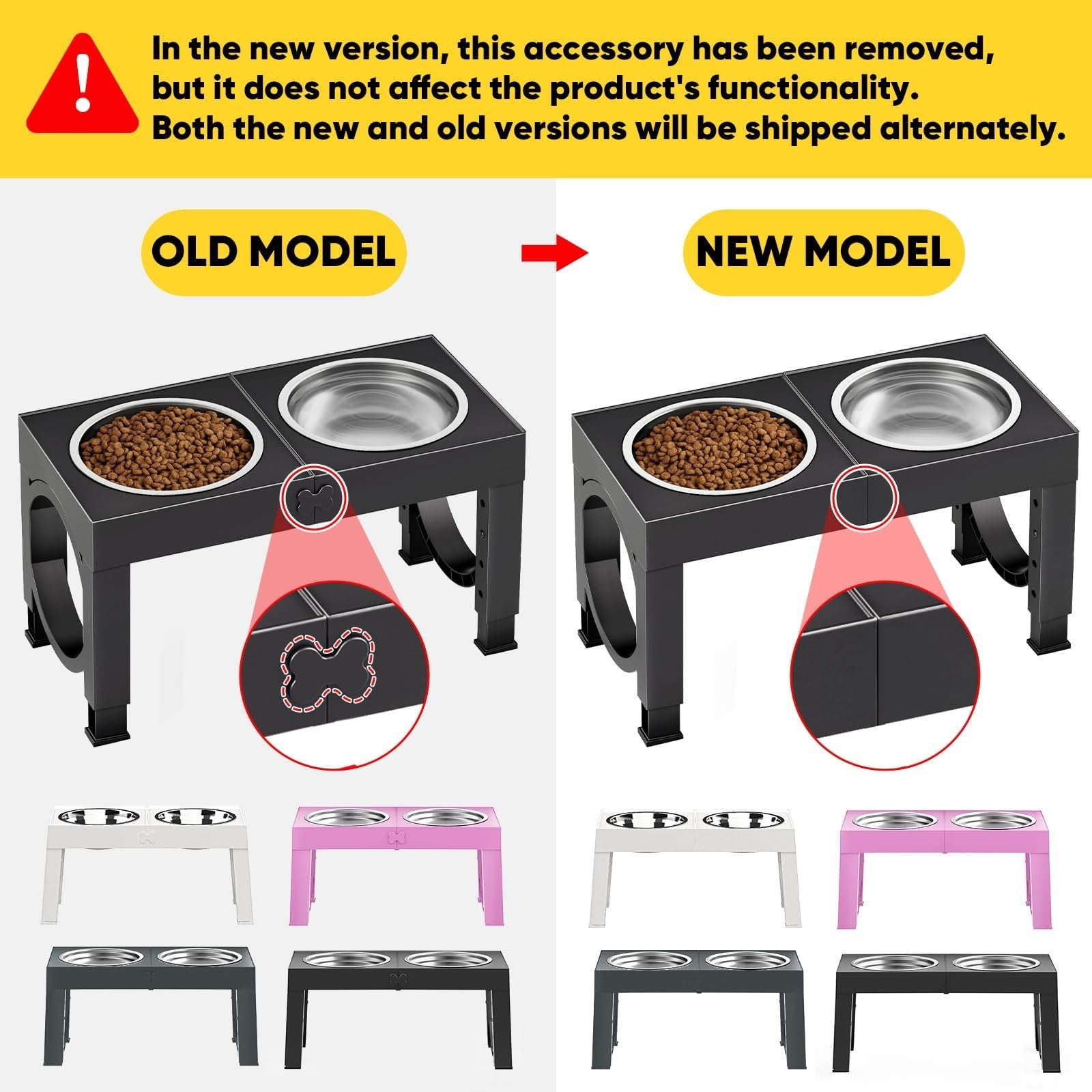 Elevated Dog Bowls for Large Breeds   Adjustable Stainless Steel Feeder Stand 9 6