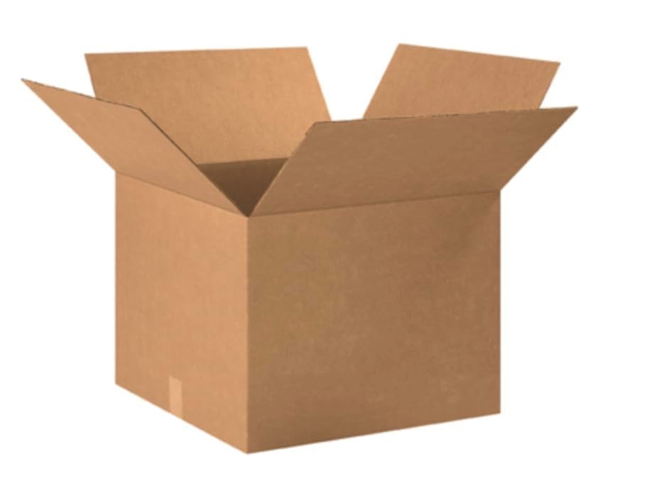 Large Corrugated Moving Boxes 20"x20"x15" (6 Pack)   Heavy Duty Shipping & Stora4