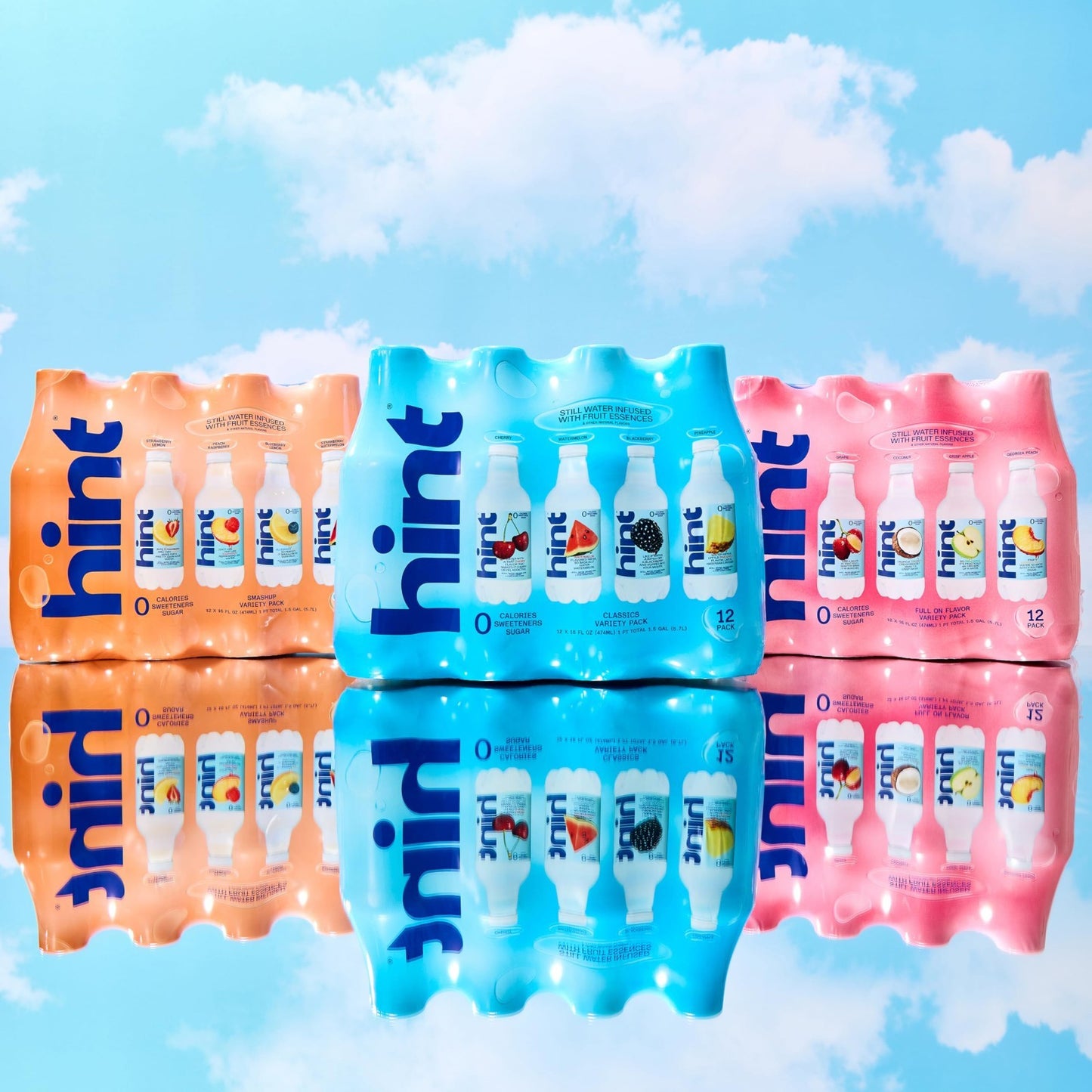 Flavored Water Variety Pack   12 Bottles, Zero Sugar, 0 Calories, Vegan, Gluten 8