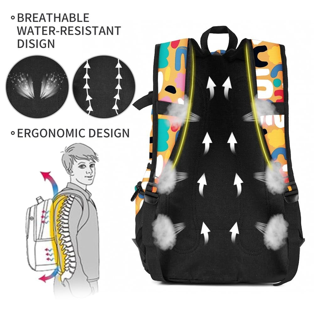 Lightweight School Backpack Travel Bag for Men & Women   College & Daily Use4