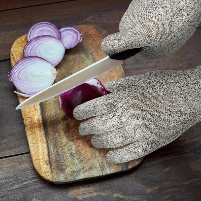 Cut Resistant Kitchen Gloves   Food Grade, Non PFAS, for Meat & Fish Prep, Mando1