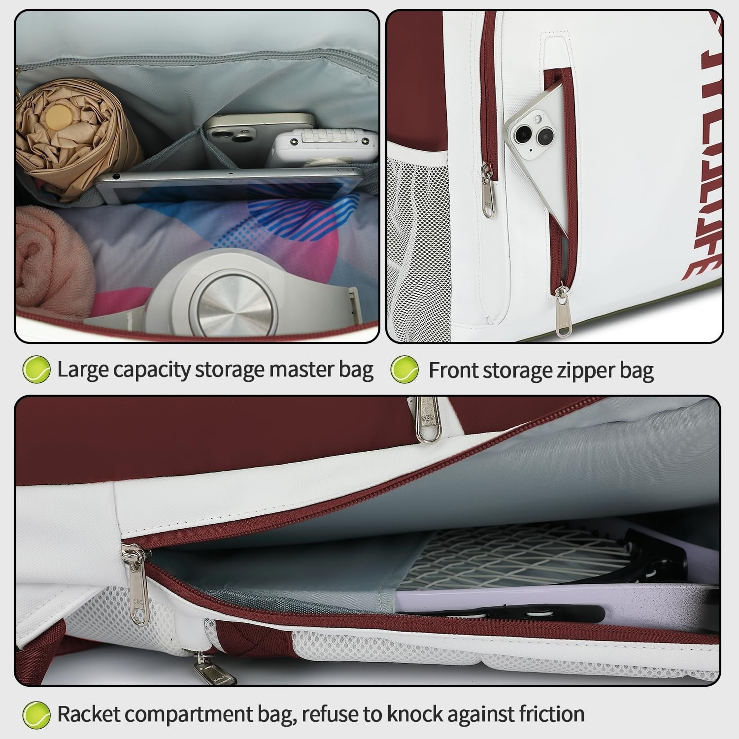 Waterproof Gym Duffel Backpack with Shoe Compartment, 4 Carry Methods, Sports &7