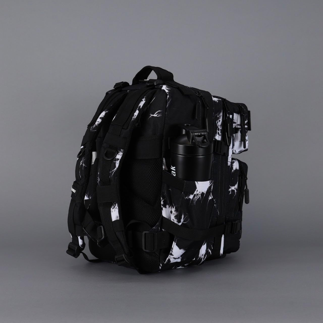 Durable 35L Waterproof Gym Backpack   1000D Oxford, MOLLE Webbing, Laptop Pocket9