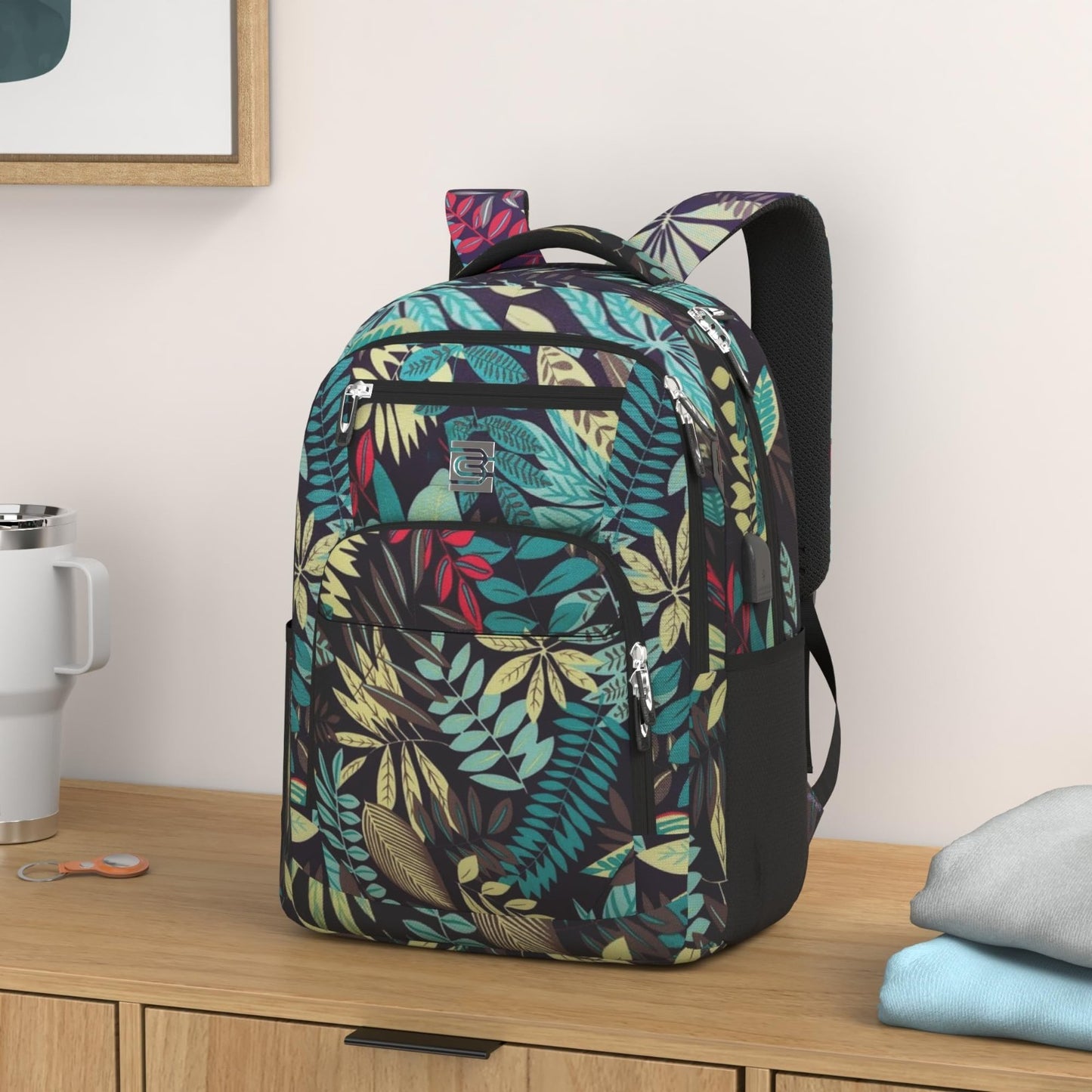 Slim Anti Theft Laptop Backpack for Business Travel & College   Stylish & Durabl2