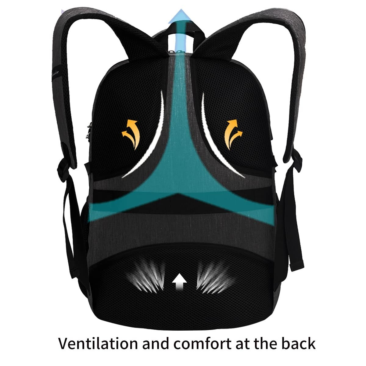 Travel Laptop Backpack for Men & Women, College School Bag, Waterproof, USB Char4