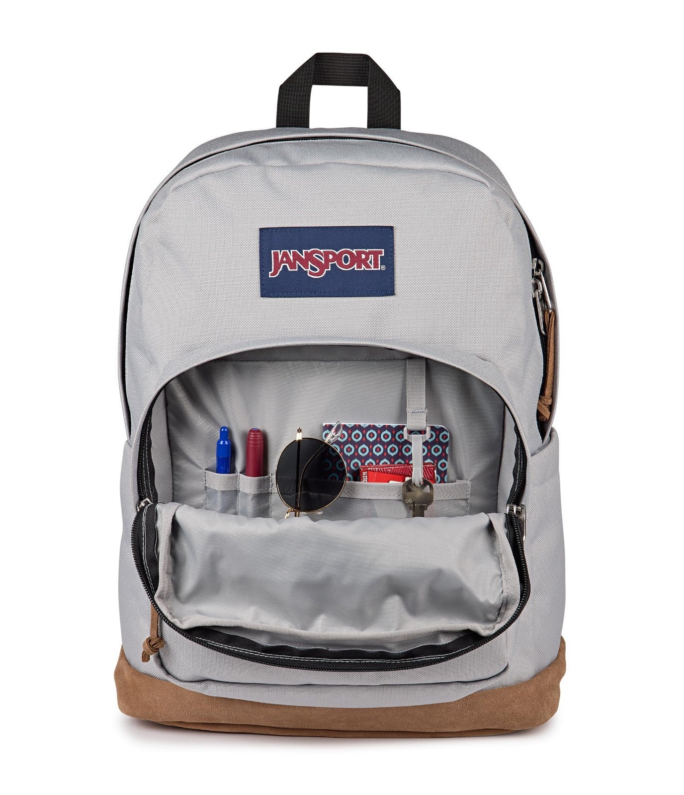 Durable Daypack Backpack with Padded 15" Laptop Sleeve & Water Bottle Pocket   G7