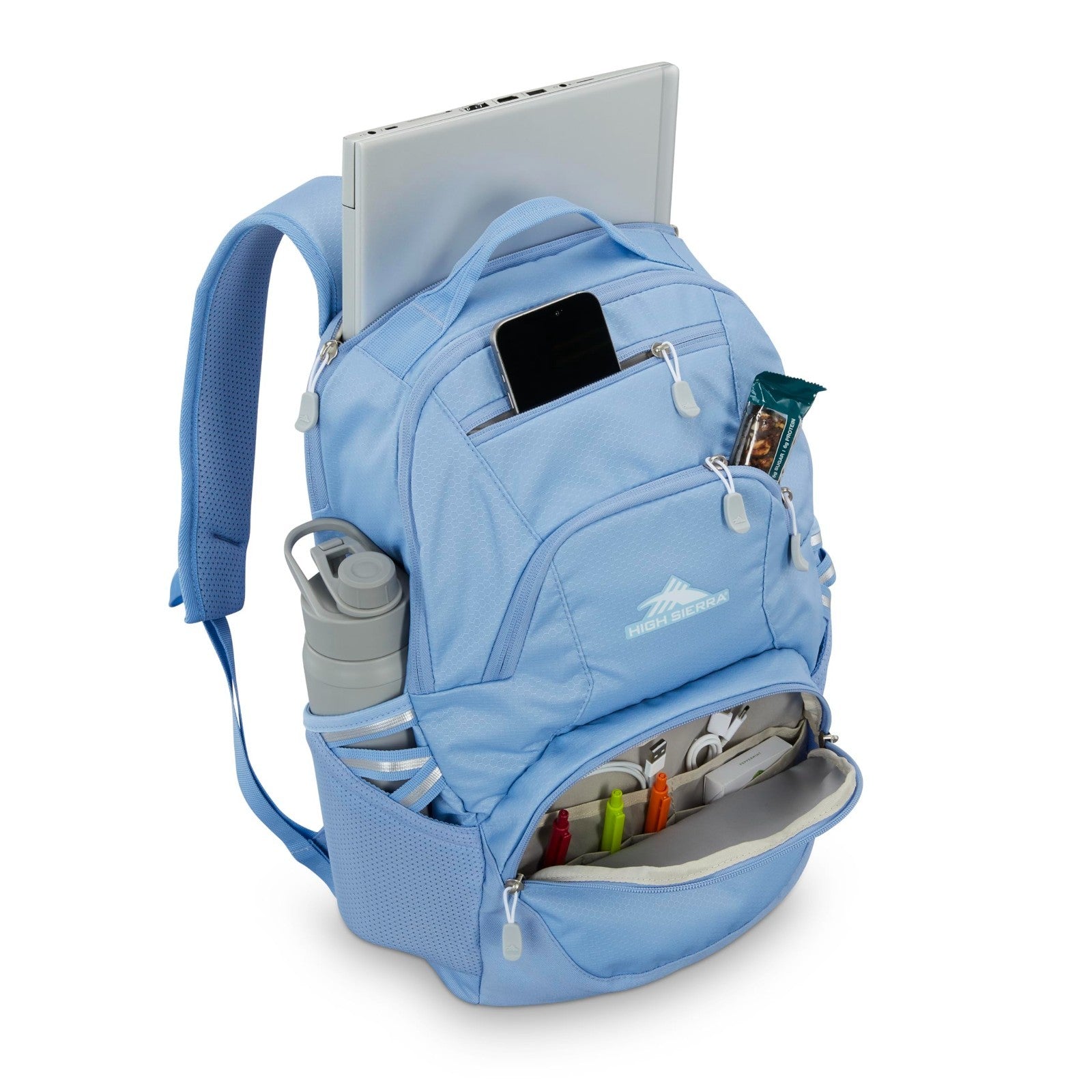 Travel Laptop Backpack with Drop Protection, Tablet Sleeve, Bookbag   Cornflower4