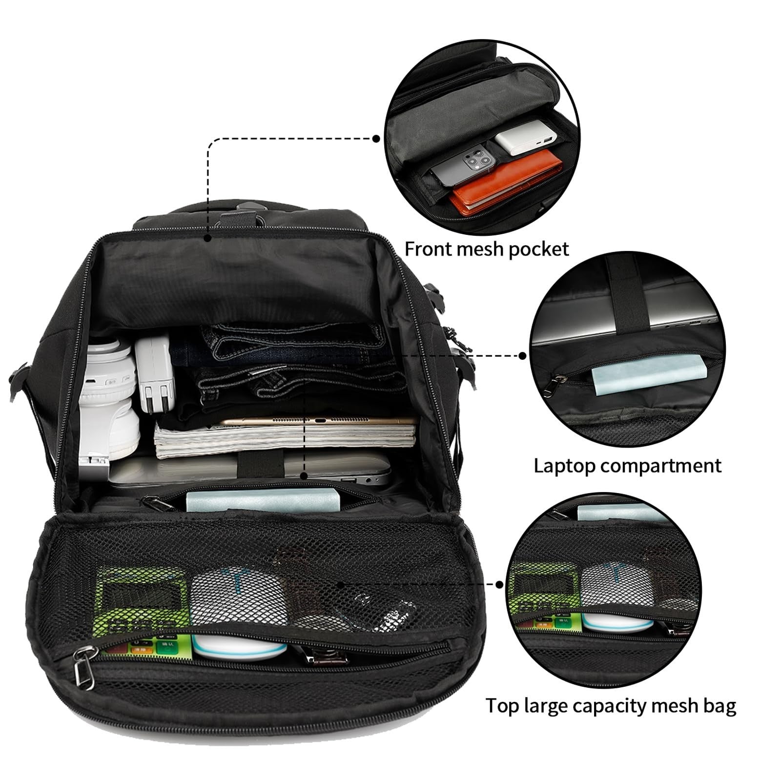 Waterproof Gym Duffel Backpack with Shoe Compartment   4 Carry Methods, Sports &7