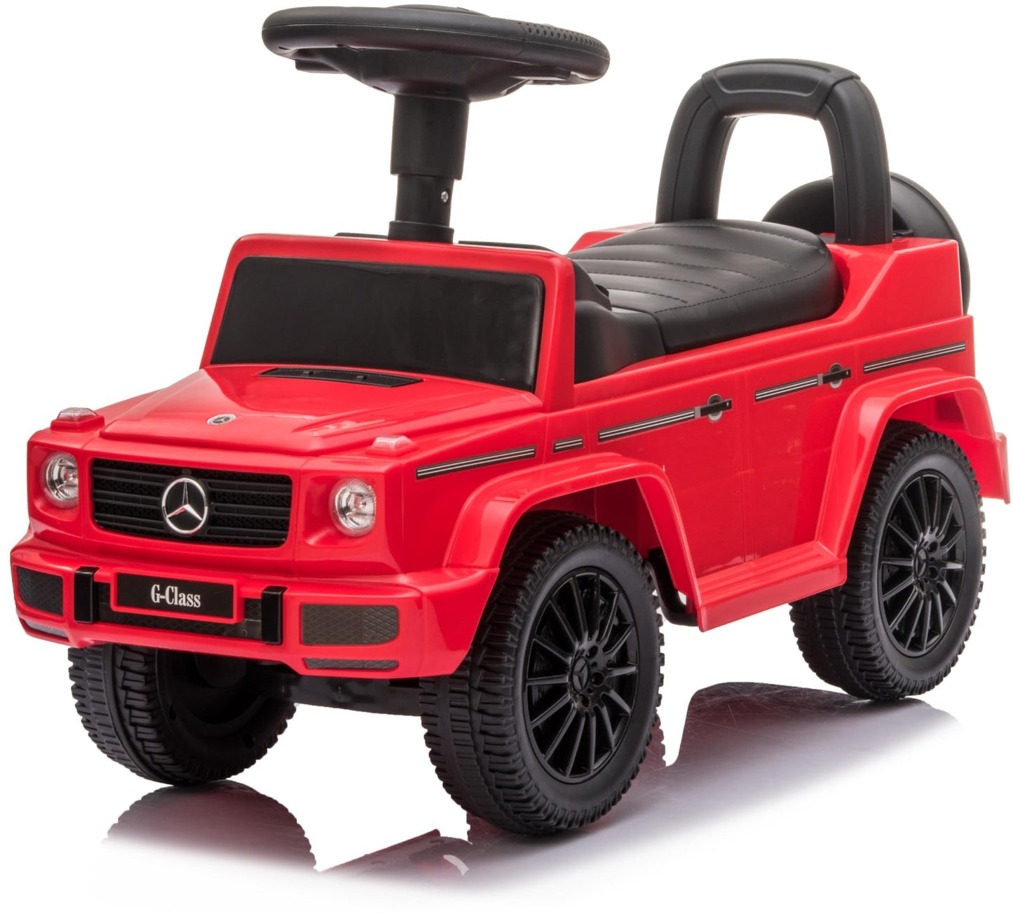 Red Mercedes G-Wagon Ride-On Car for Kids, Push Car with Realistic Features1