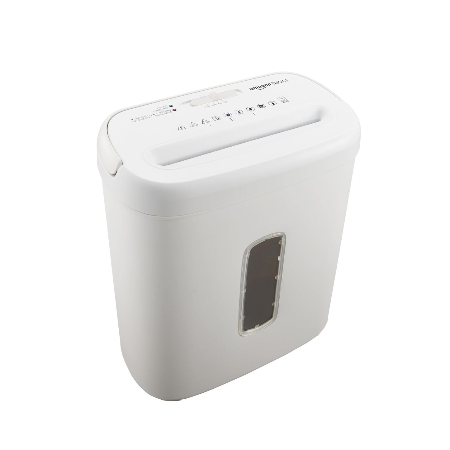 8 Sheet Cross Cut Shredder for Paper & Credit Cards, Heavy Duty Security, White1