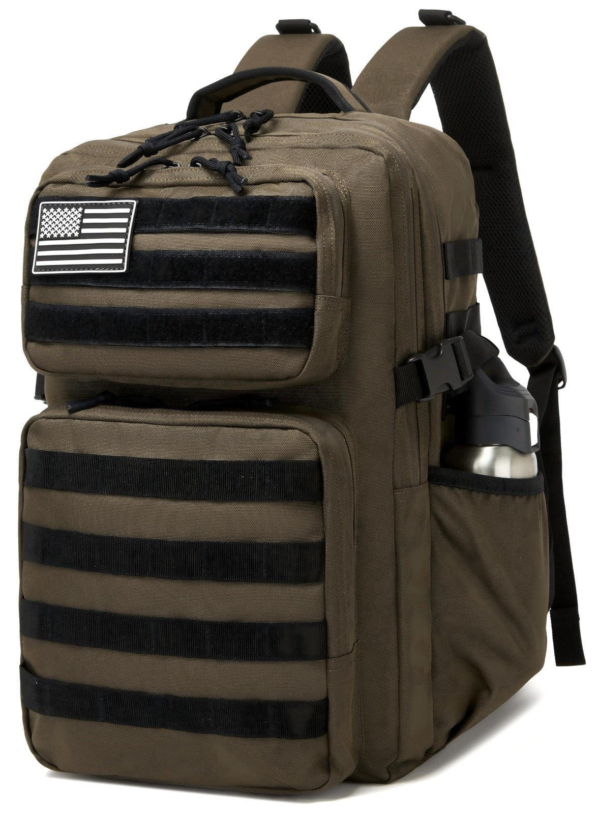 Waterproof Military Tactical Backpack   3 Day Assault Pack, Molle Daypack with B3
