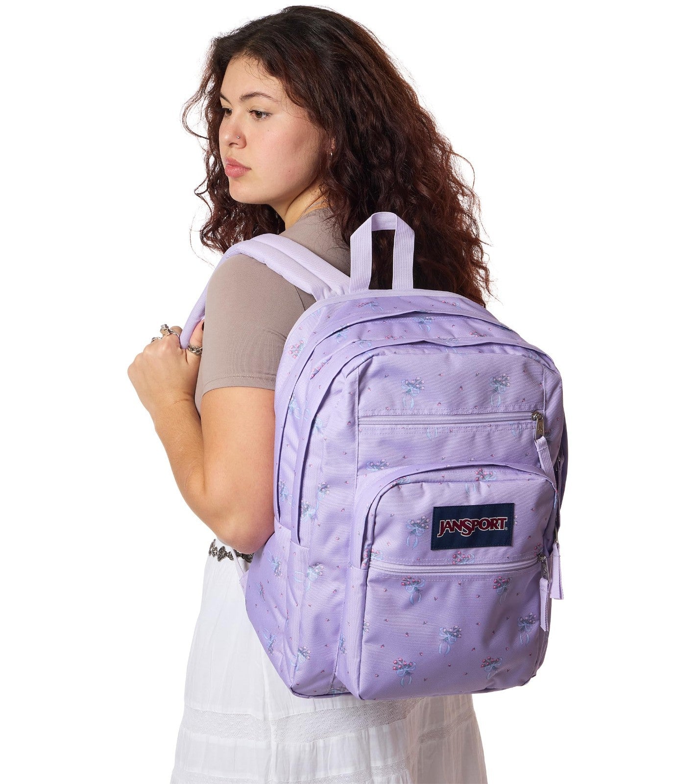 Stylish Laptop Backpack with 2 Compartments, Ergonomic Straps, 15" Sleeve   Lila6