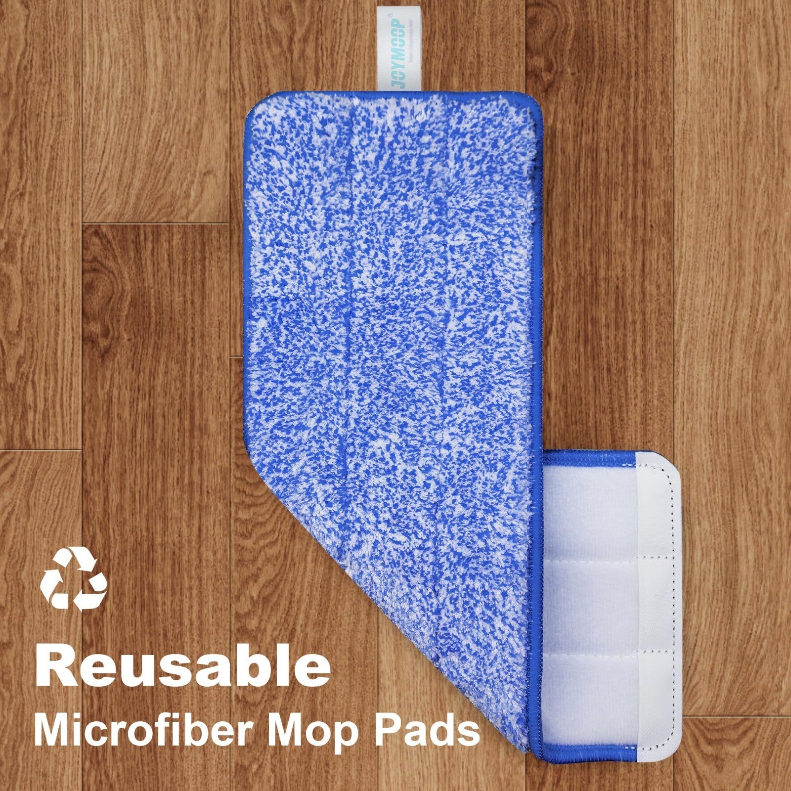 Flat Mop System with Bucket Set - Microfiber Mop for Hardwood, Tile & Glass, Wet9