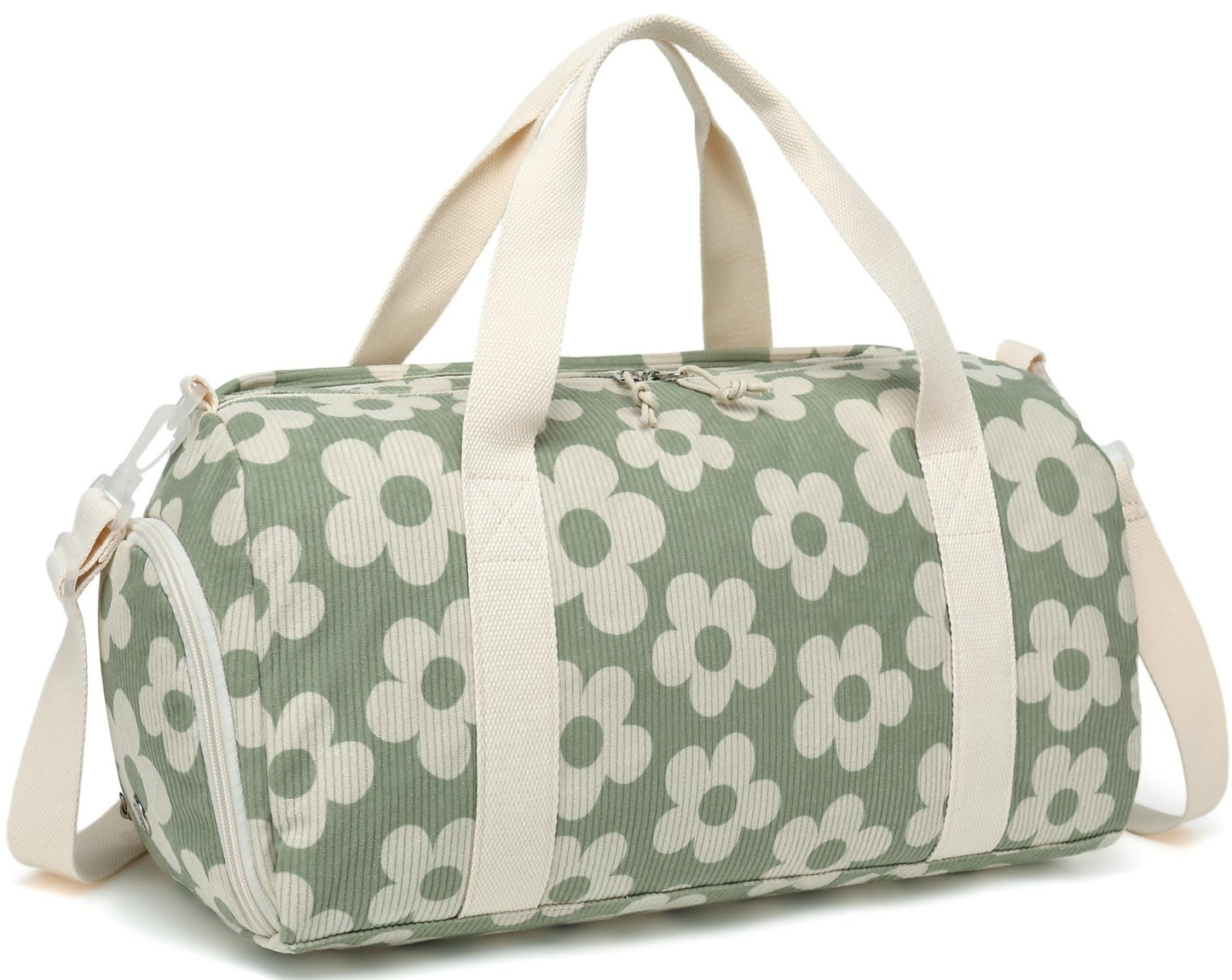 Cute Gym Duffle Bag for Girls with Shoe Compartment & Wet Separation - Waterproo1
