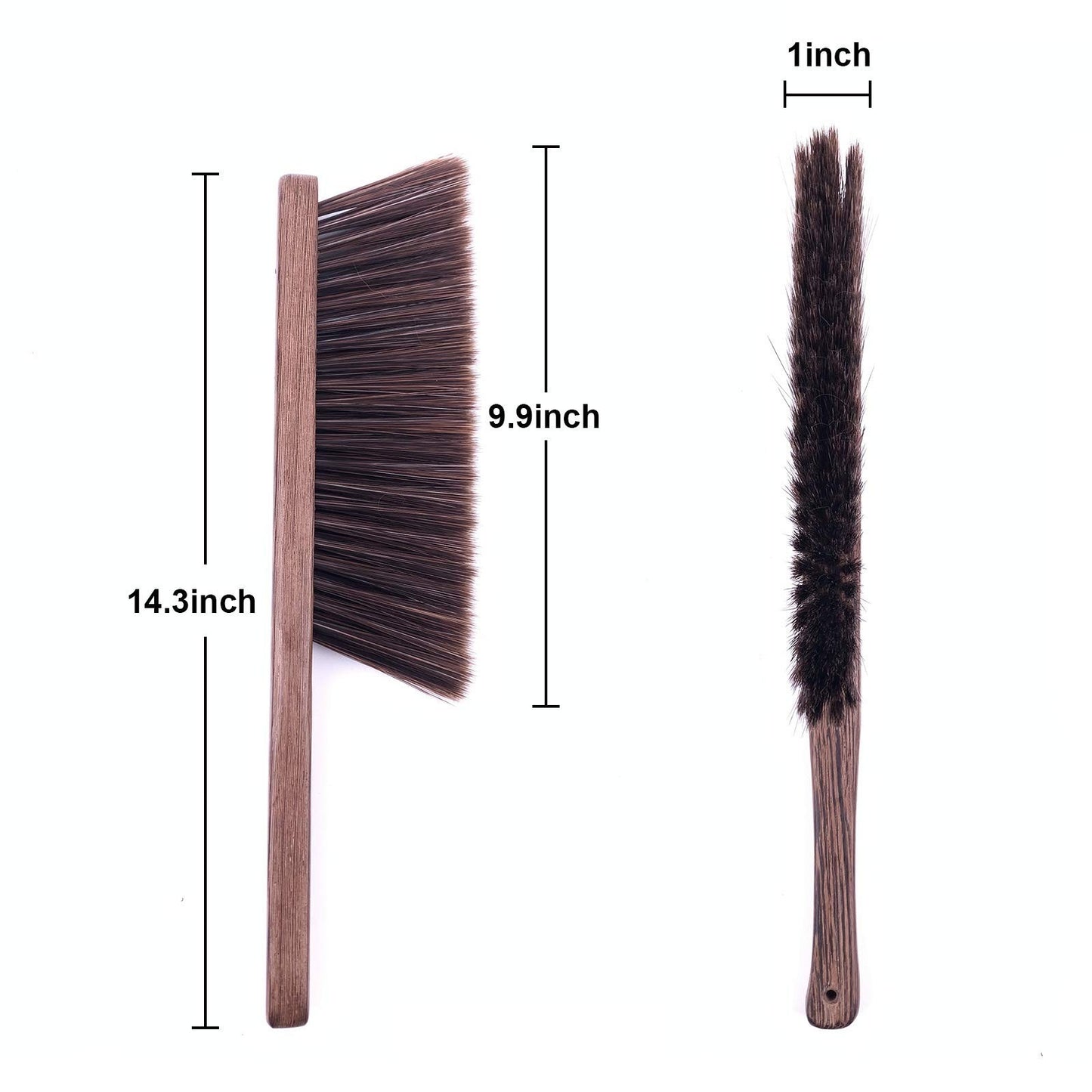 Soft Bristle Hand Broom Cleaning Brush - Dusting Tool for Car, Couch, Furniture,2