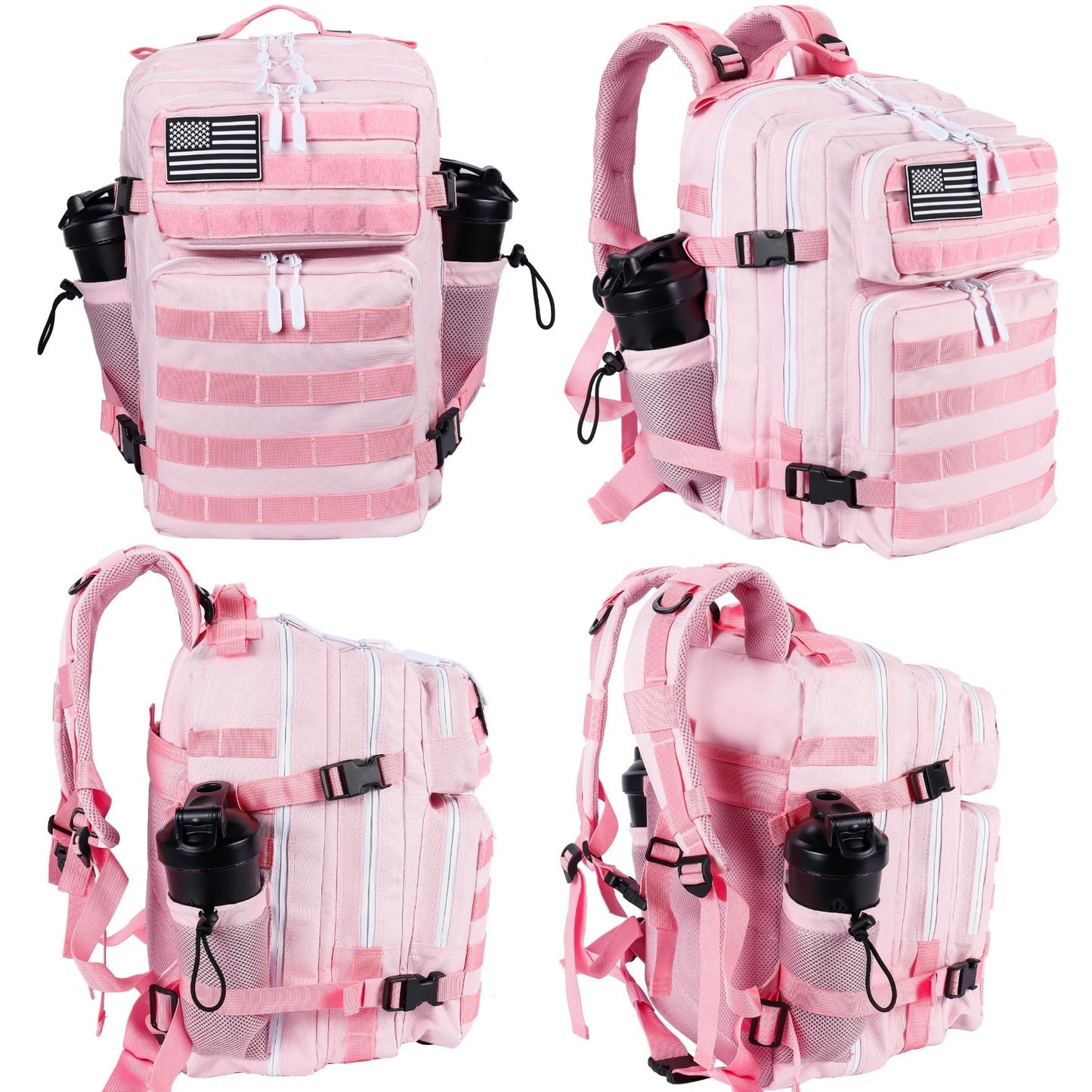 Tactical Military Backpack 25L/35L   Army Assault Pack, Small Rucksack with Bott2