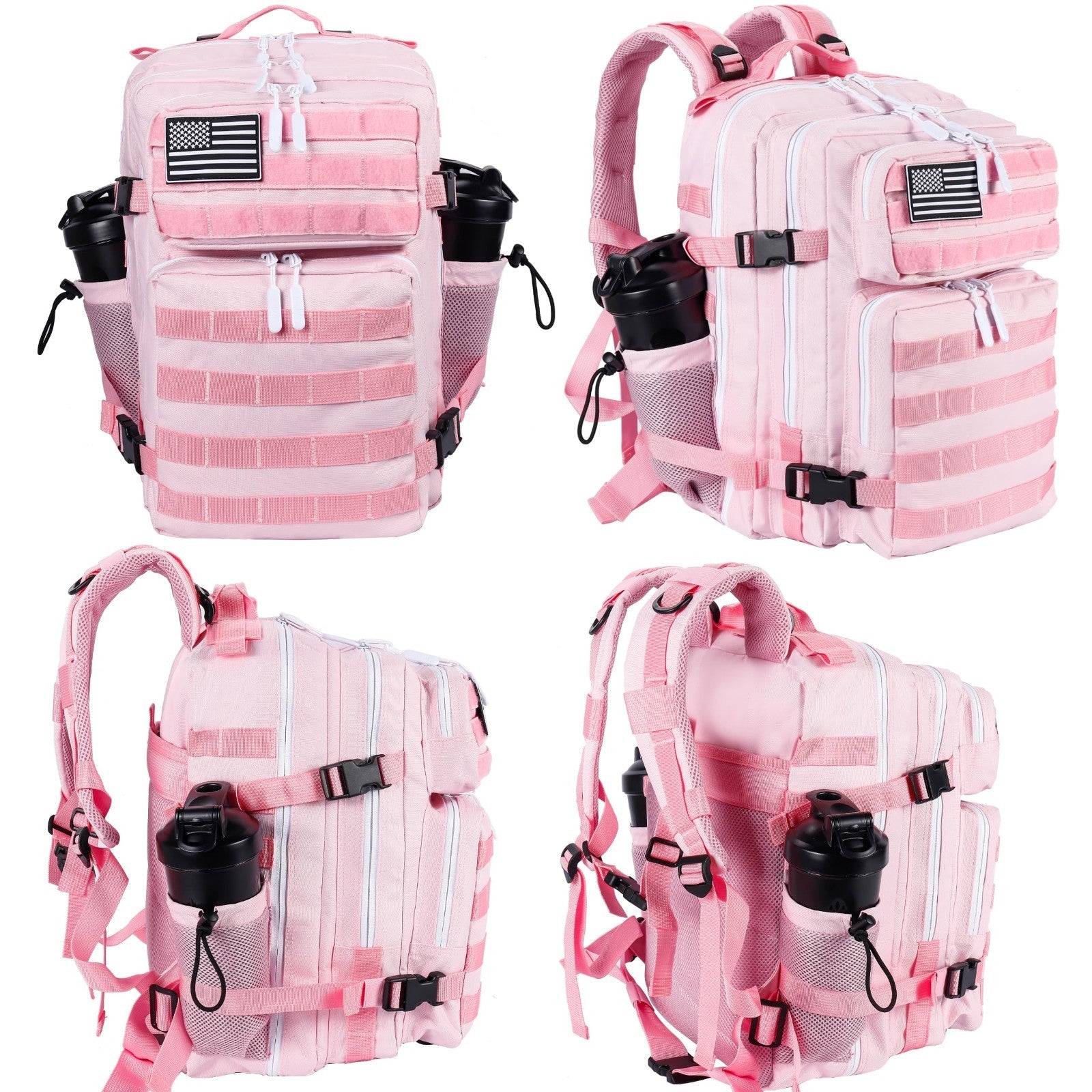 Tactical Military Backpack 25L/35L   Army Assault Pack, Small Rucksack with Bott2