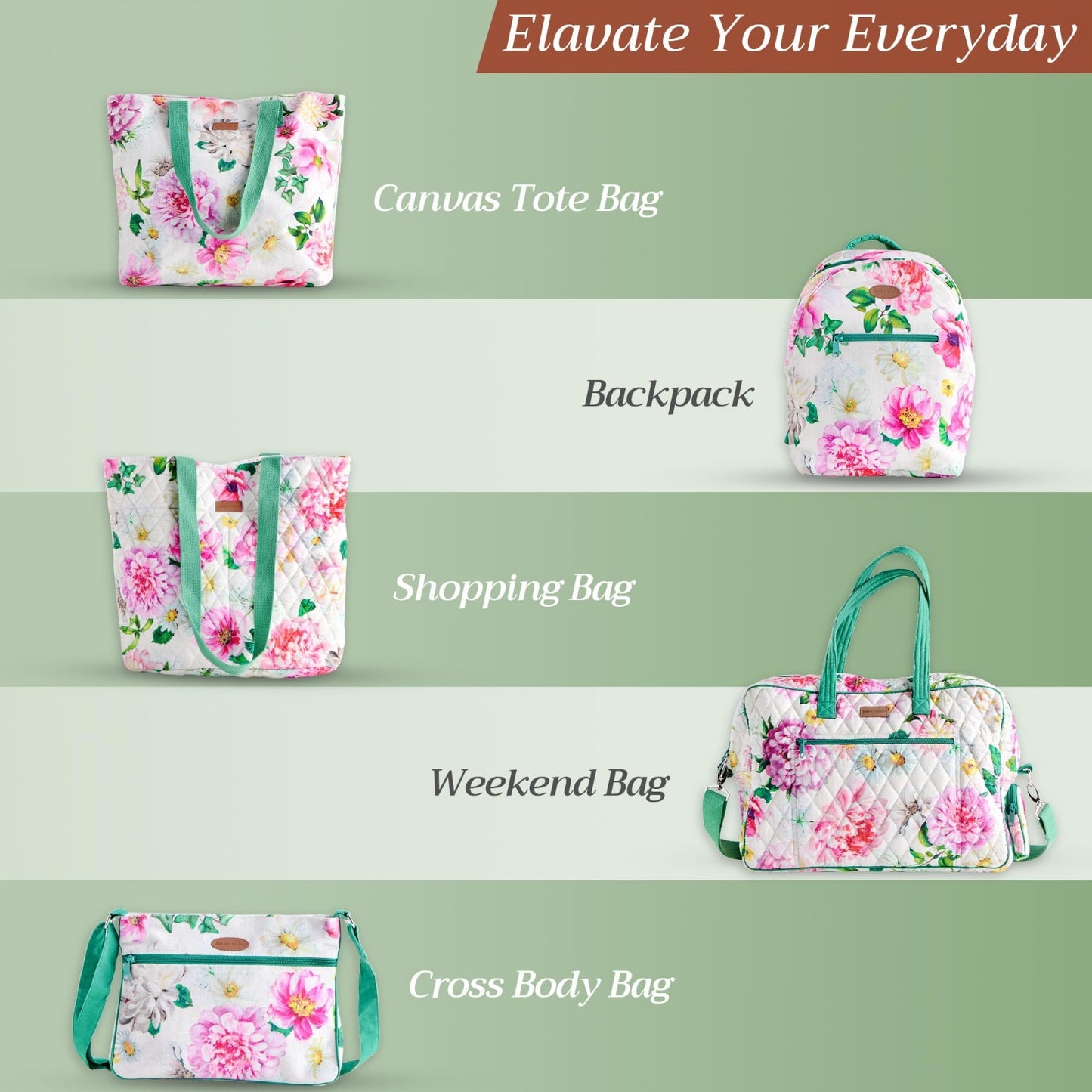 Stylish Cotton Shoulder Bag for Women   Versatile Handbag, Everyday Use, Fashion5