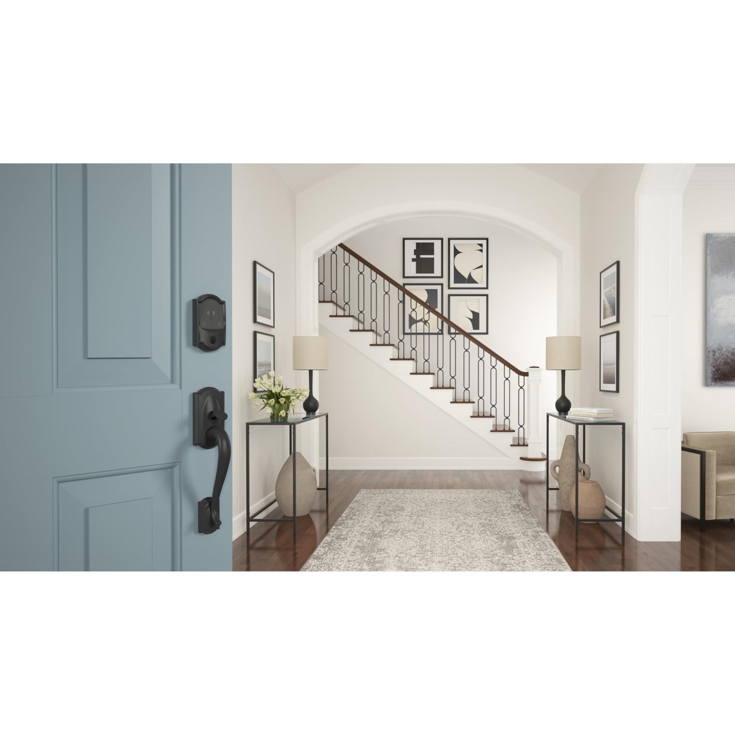 Smart WiFi Deadbolt Lock   Keyless Entry, Touchscreen, Apple Home, Alexa Compati2