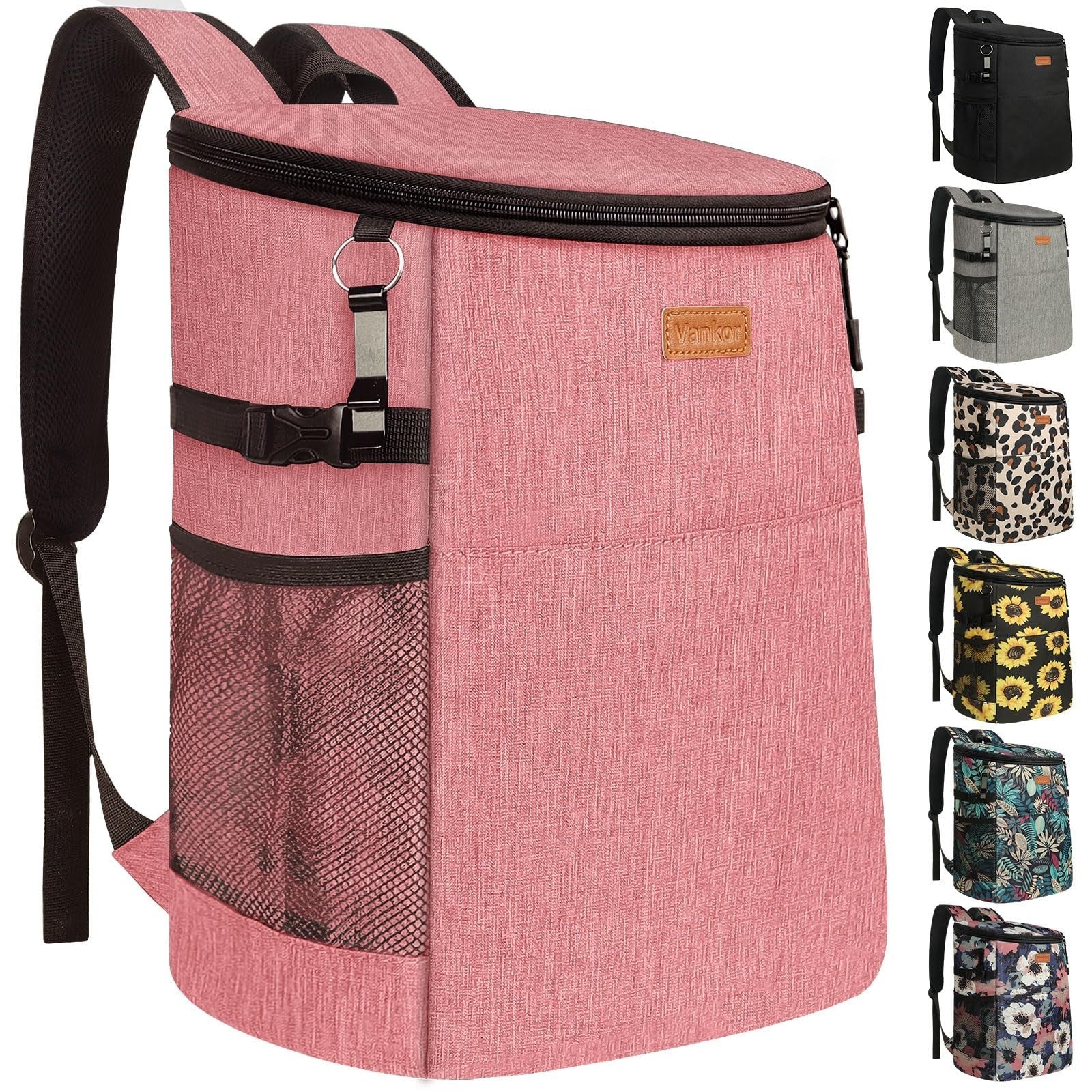 Insulated Camping Cooler Backpack - Holds 30-45 Cans, Waterproof, Leak-Proof, Th1