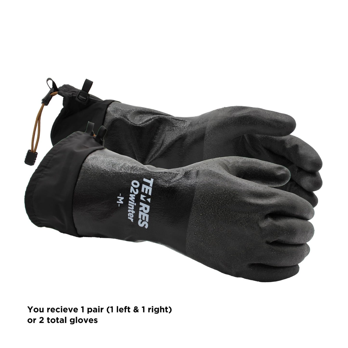 Waterproof Insulated Winter Work Gloves   Breathable, Thermal Fleece, Snow Cuff8