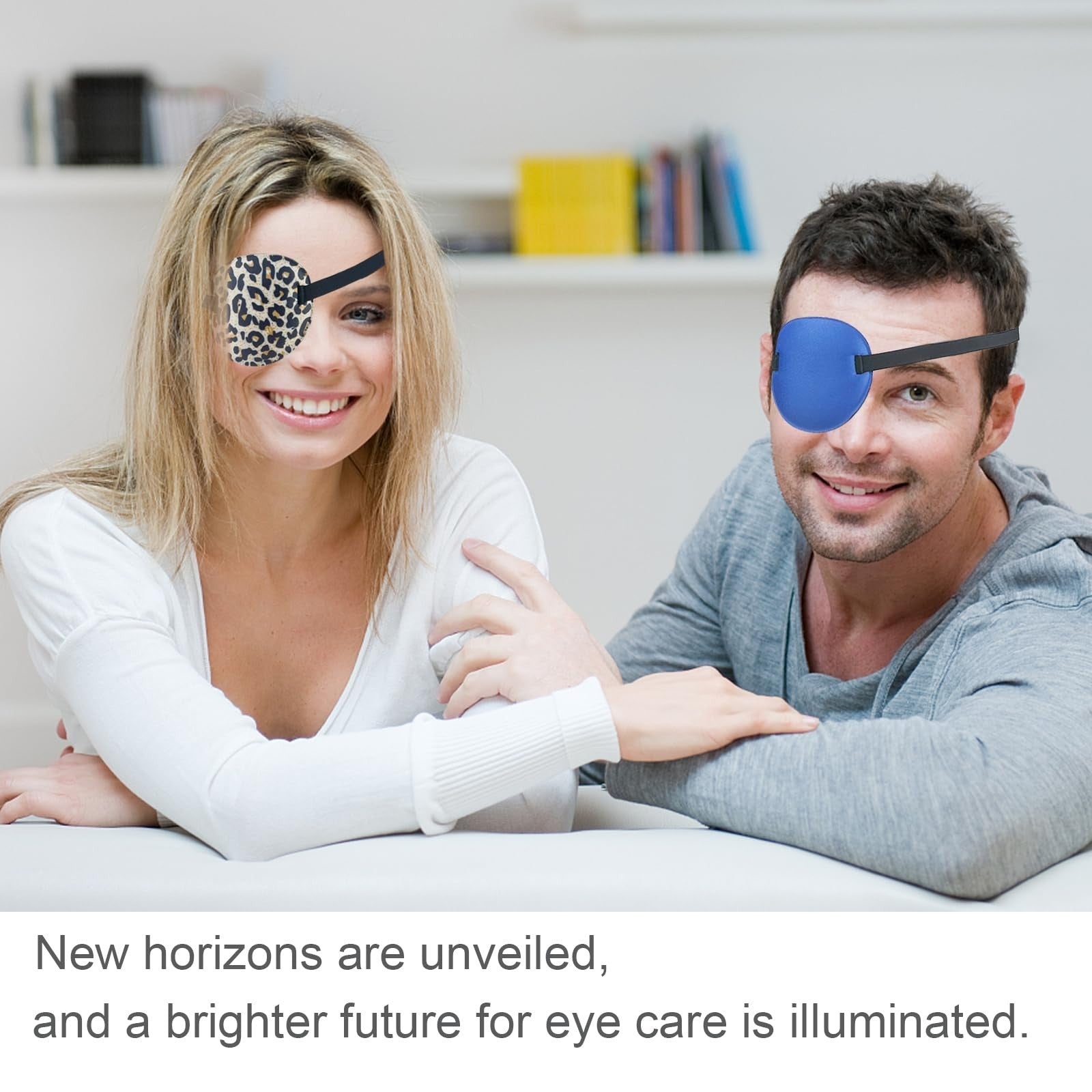 2PCS Adjustable Eye Patch Set for Adults & Kids, Soft Breathable Fabric, Amblyop6