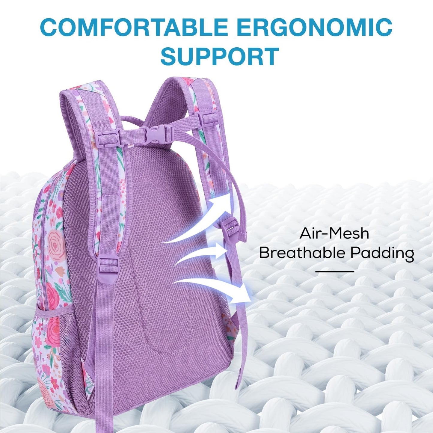 Kids Backpack Set for Preschool & Kindergarten, 3-Piece with Lunch Box & Pencil6