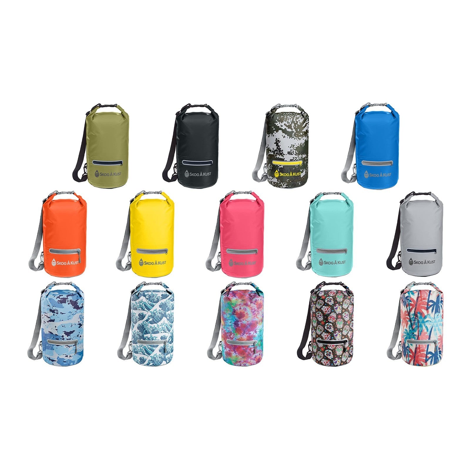 Waterproof Roll Top Dry Bag - 5L, 10L, 20L for Boating, Hiking, Camping Gear5