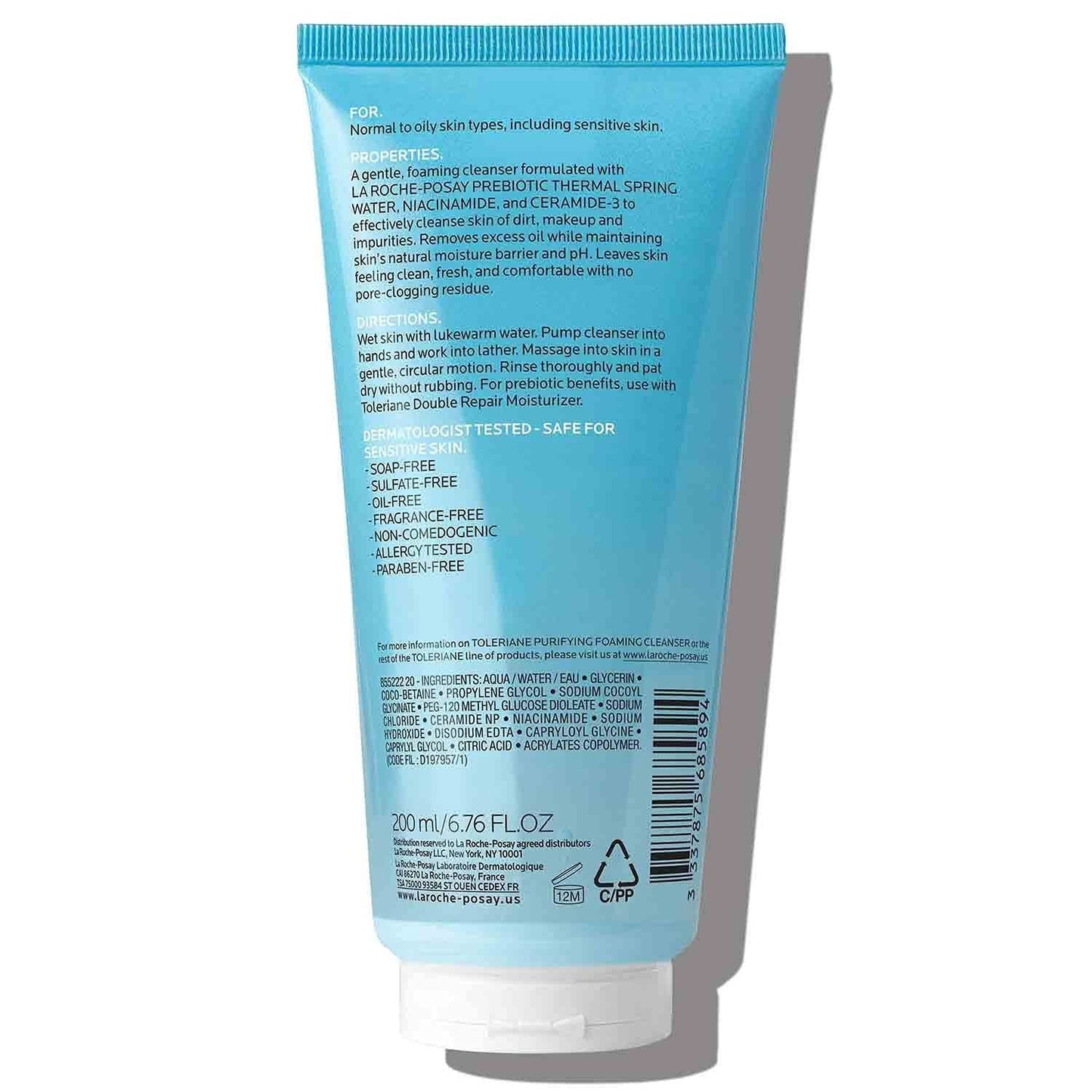 Oil-Free Foaming Facial Cleanser for Sensitive Skin with Niacinamide & Ceramides2