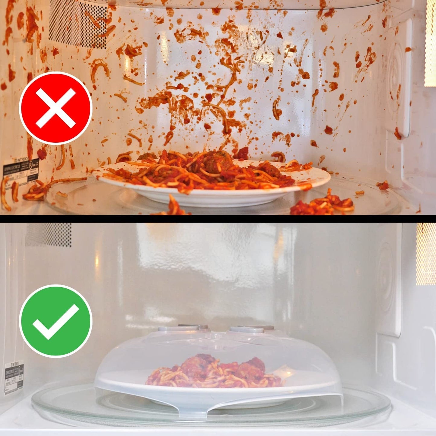Microwave Splatter Cover 12"   BPA Free, Vented Lid, Anti Splash, Dishwasher Saf4