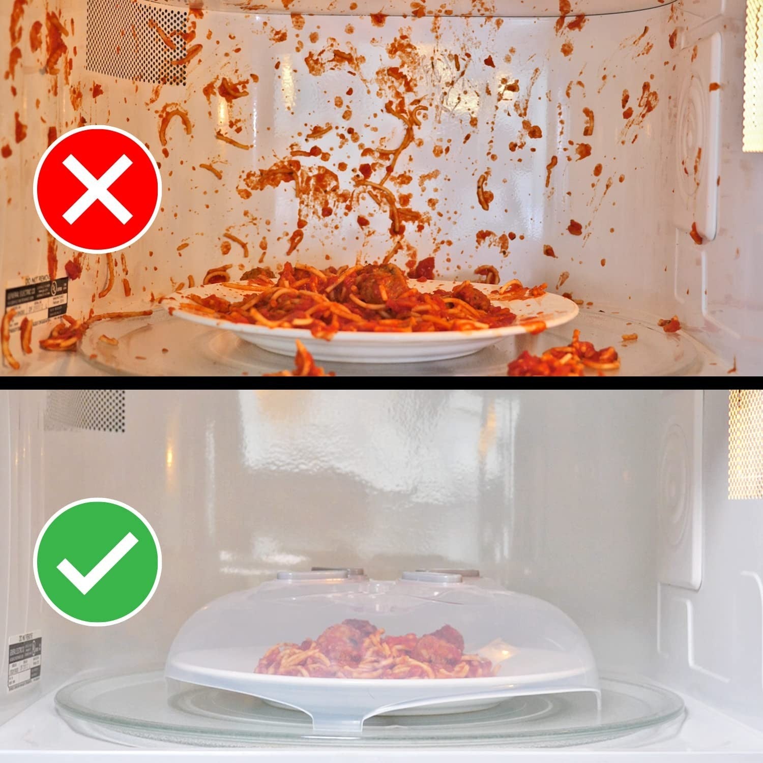 Microwave Splatter Cover 12"   BPA Free, Vented Lid, Anti Splash, Dishwasher Saf4