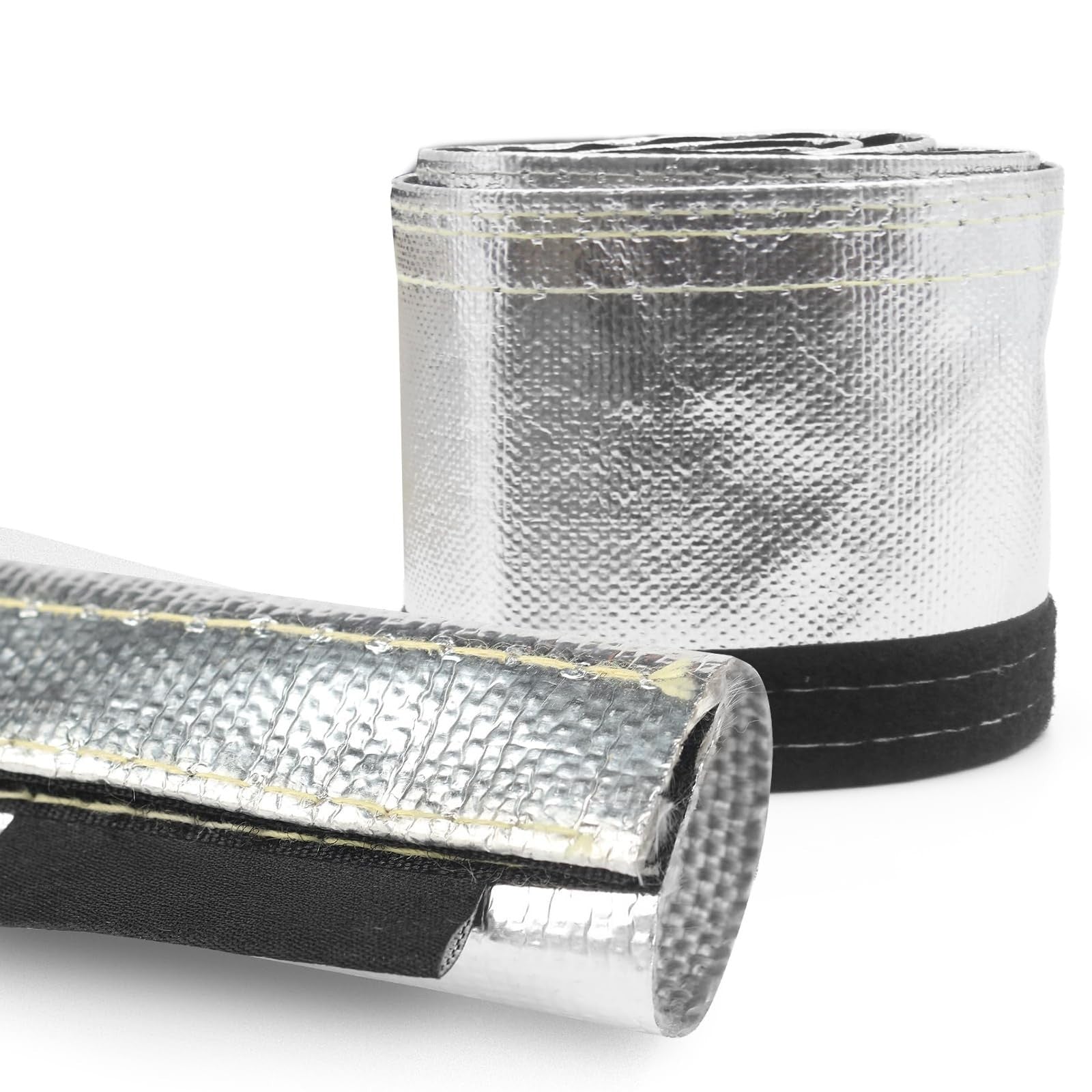 Aluminized Heat Shield Sleeve 3/4" ID x 10FT | Wire & Hose Protection Wrap, 10 T6