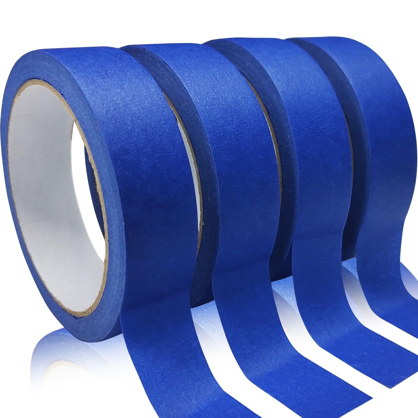4 Rolls Blue Painters Tape   Premium Masking Tape for DIY Crafts, Painting, Easy1