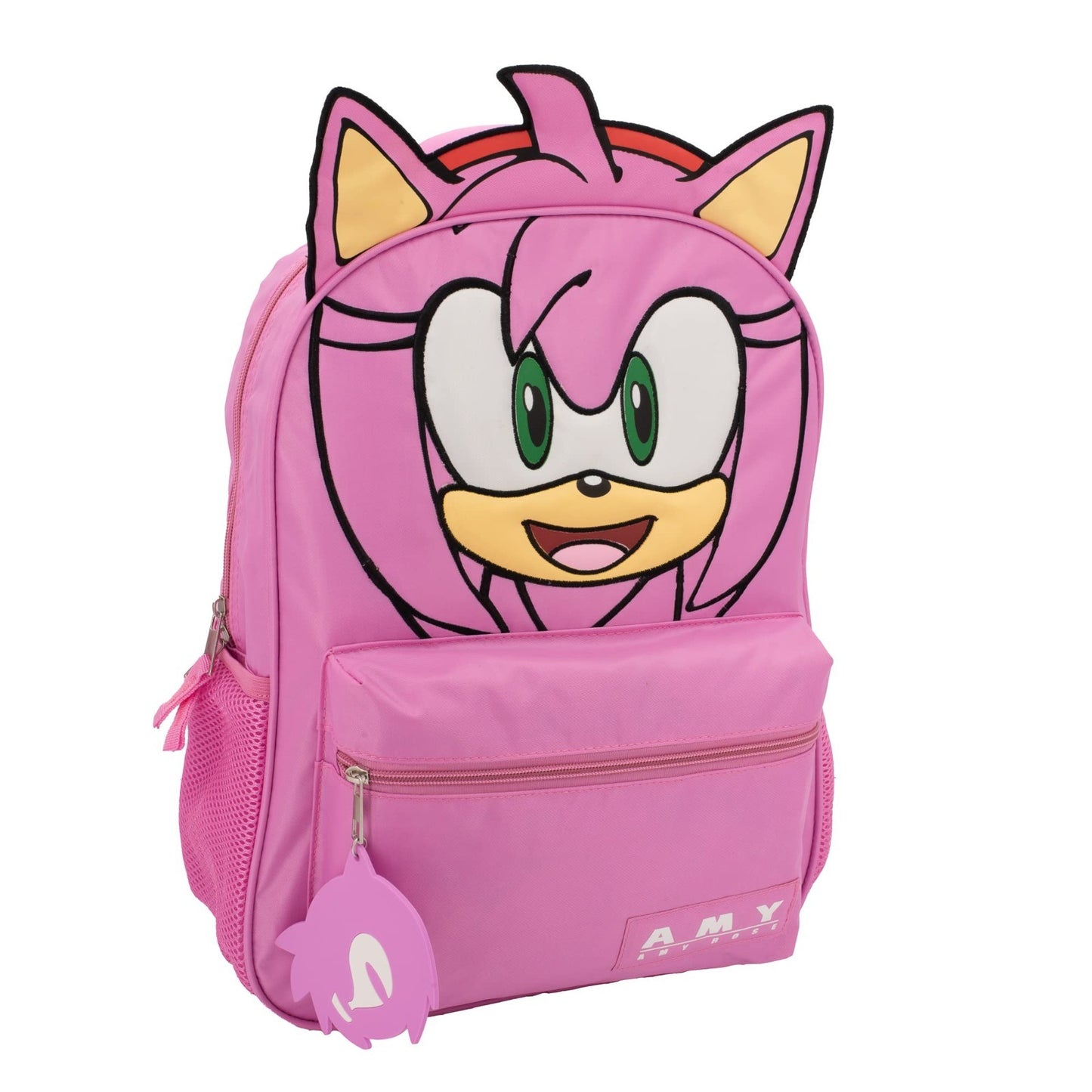Sonic Hedgehog Backpack for Kids, 16" School Bag with Adjustable Straps & 3D Fea2