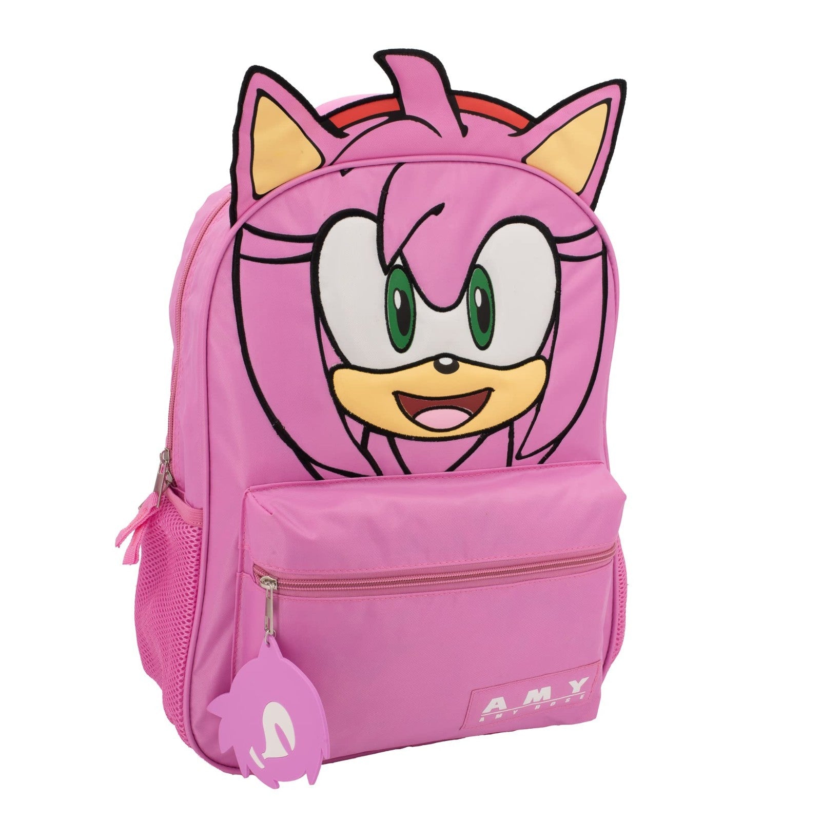 Sonic Hedgehog Backpack for Kids, 16" School Bag with Adjustable Straps & 3D Fea2