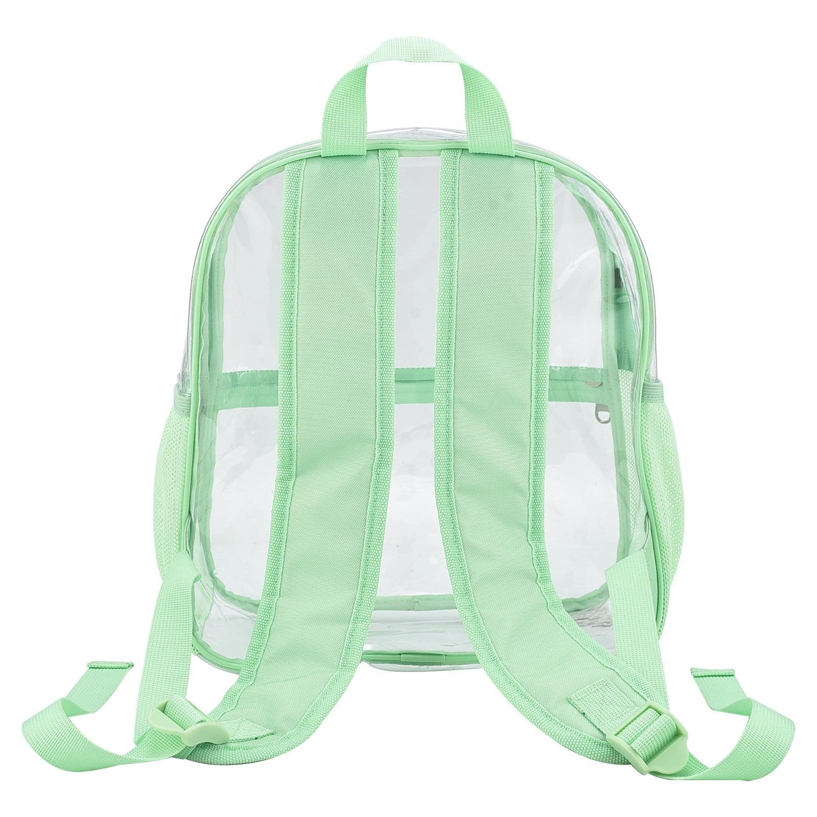 Clear Stadium Backpack 12x11x6" | Waterproof Game Day Bag with 2 Side Pockets5