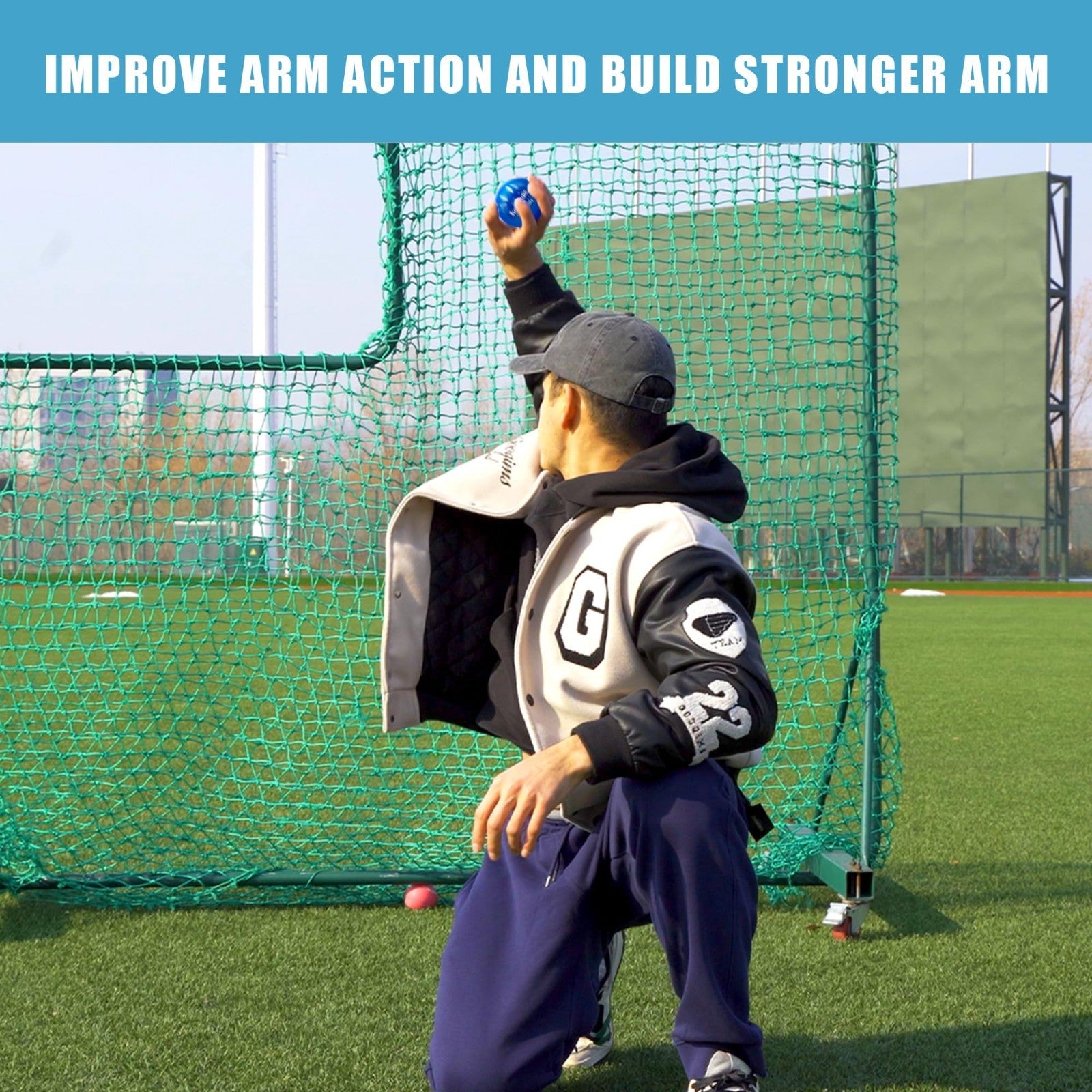6 Pack Weighted Baseball Set with Resistance Band | 3.5-53oz Plyometric Balls, P7