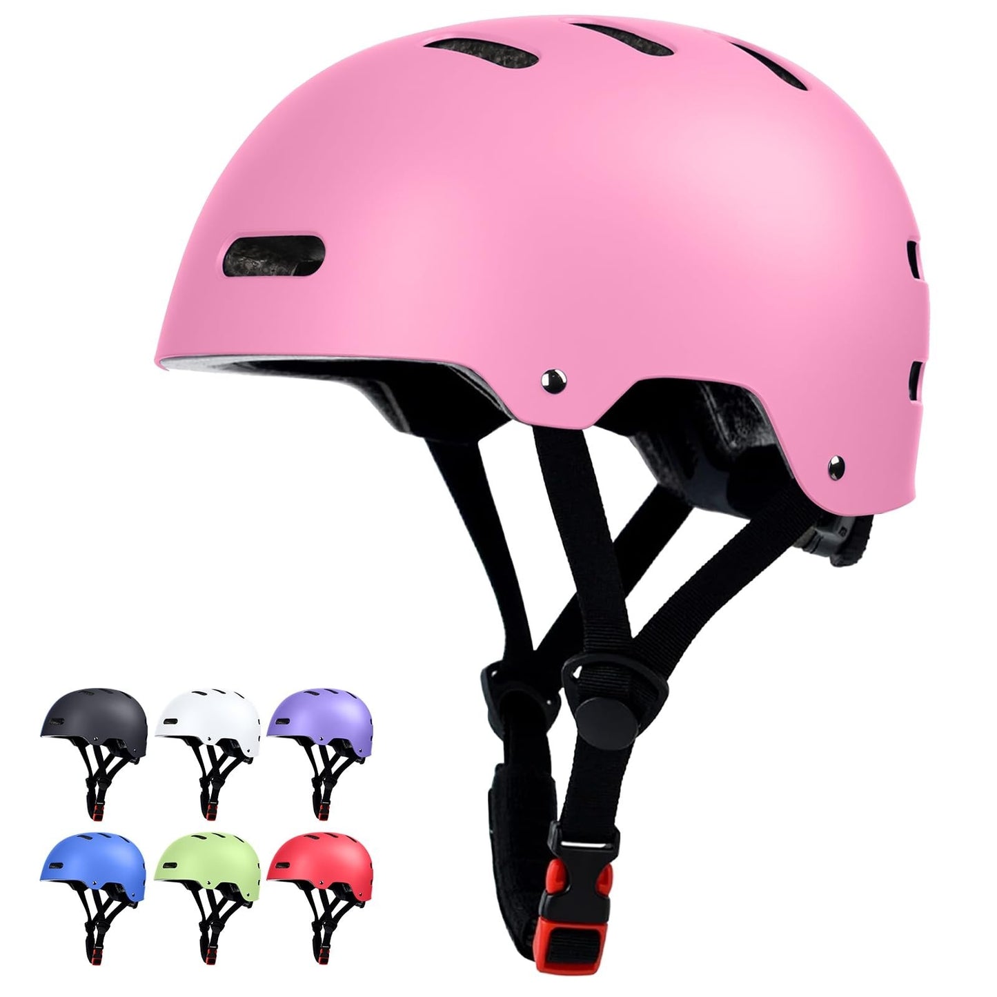 Multi-Sport Helmet for Skateboard, Bike, Scooter - Adjustable, Lightweight, Vent1