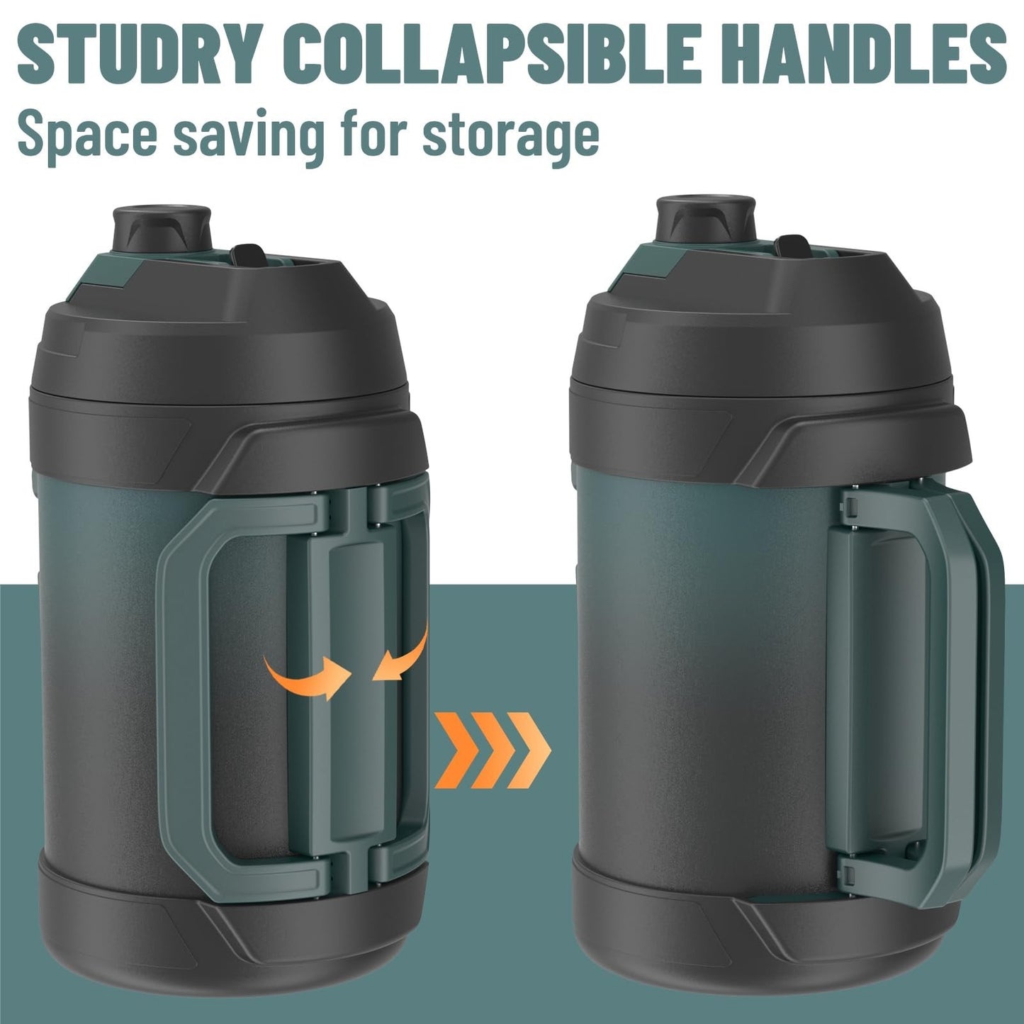 Optimized eBay Title:  "1 Gallon Insulated Water Jug - Triple Wall Stainless St7