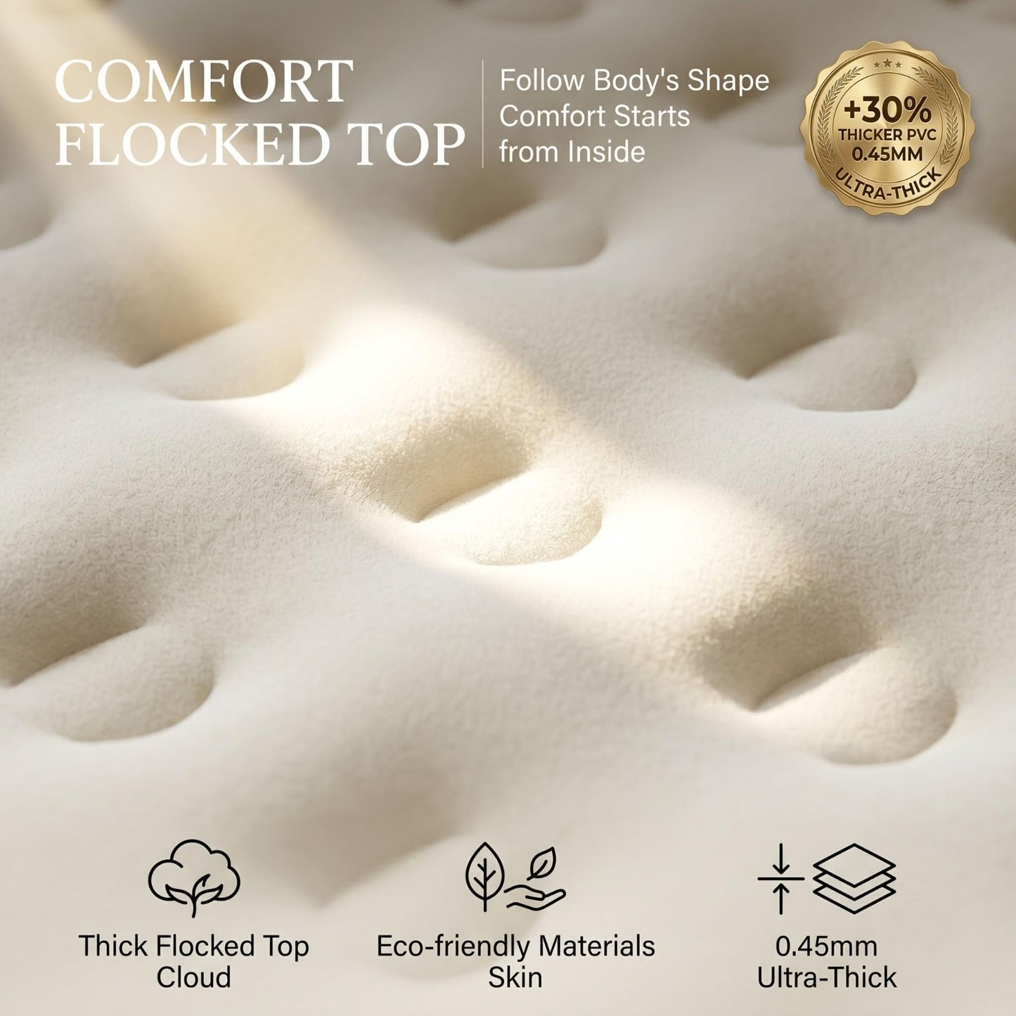 Twin Air Mattress with Built in Pump, Fast Inflation, Foldable Inflatable Bed fo5