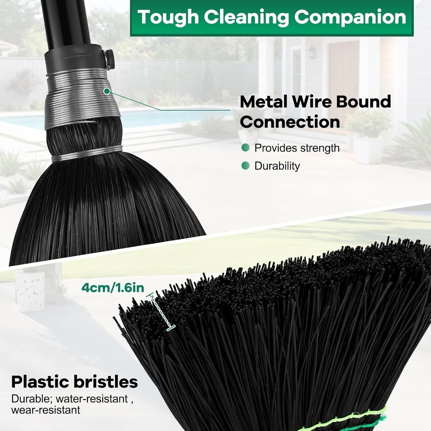 Heavy-Duty Outdoor Broom with Stiff Bristles for Tough Cleaning Tasks4