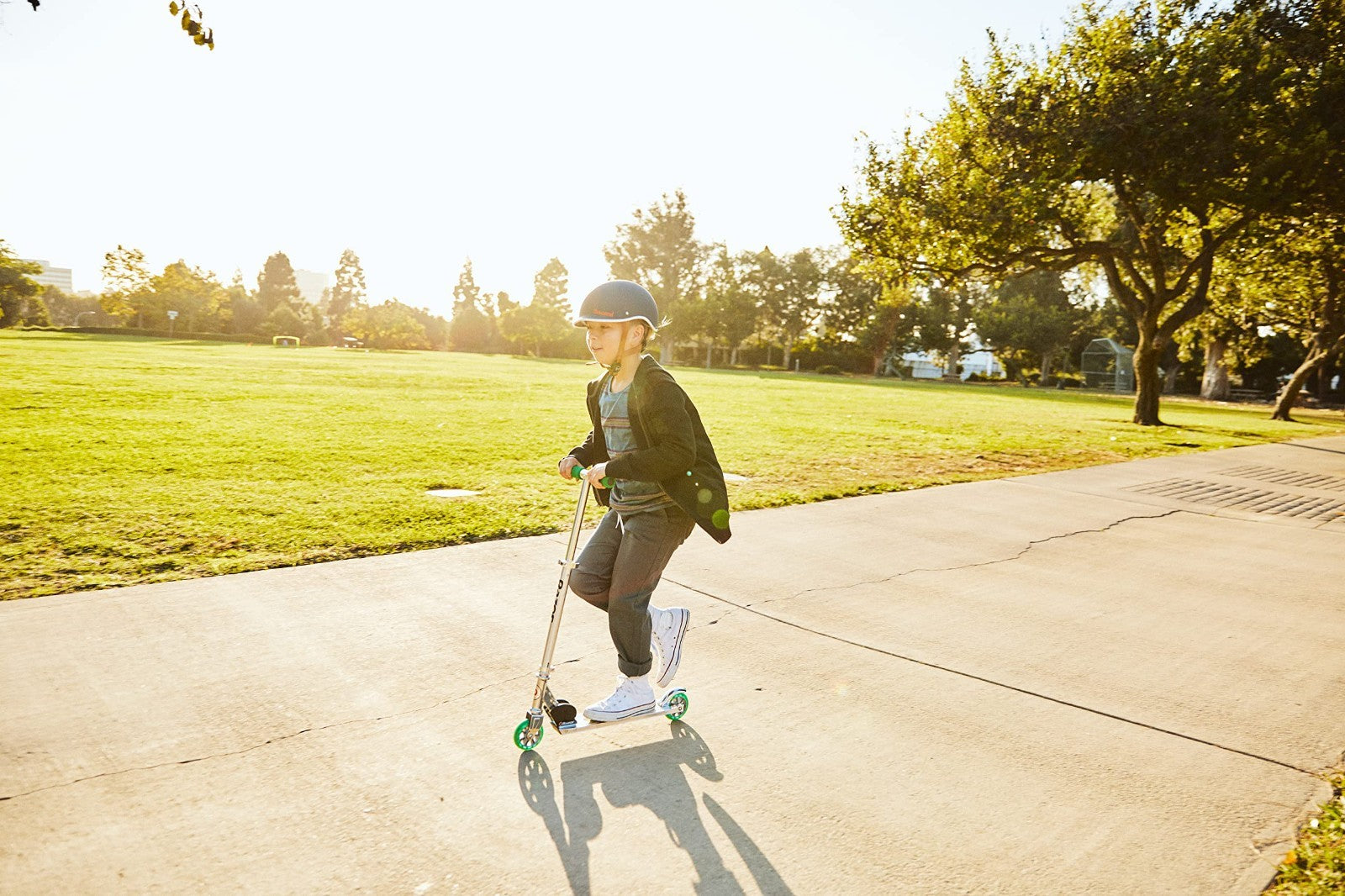 Lightweight Foldable Kick Scooter for Kids - Aluminum Frame, Adjustable Handleba7